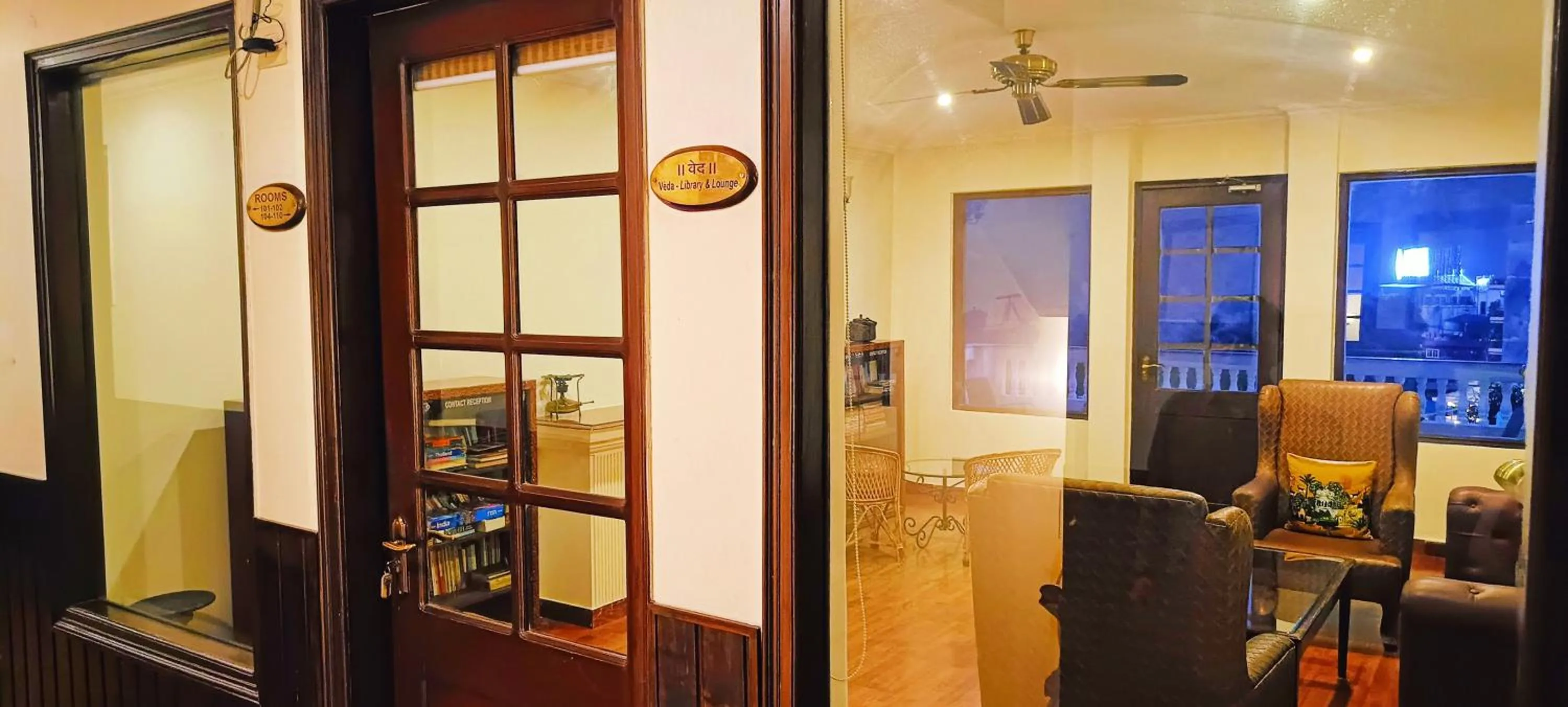 Library in Hotel Dewa Retreat- A Himalayan Boutique Hotel