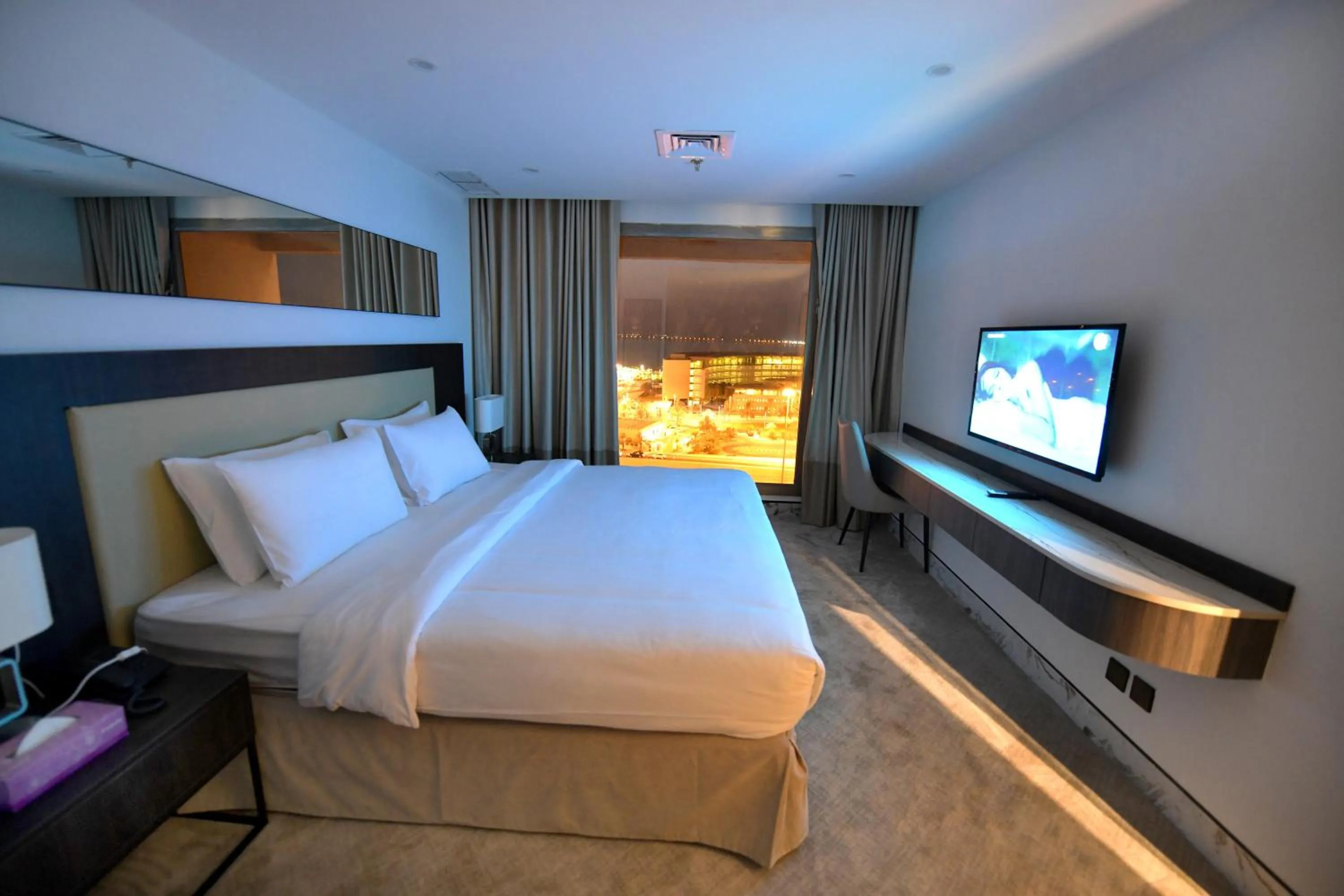 Bed in Carlton Tower Hotel Kuwait
