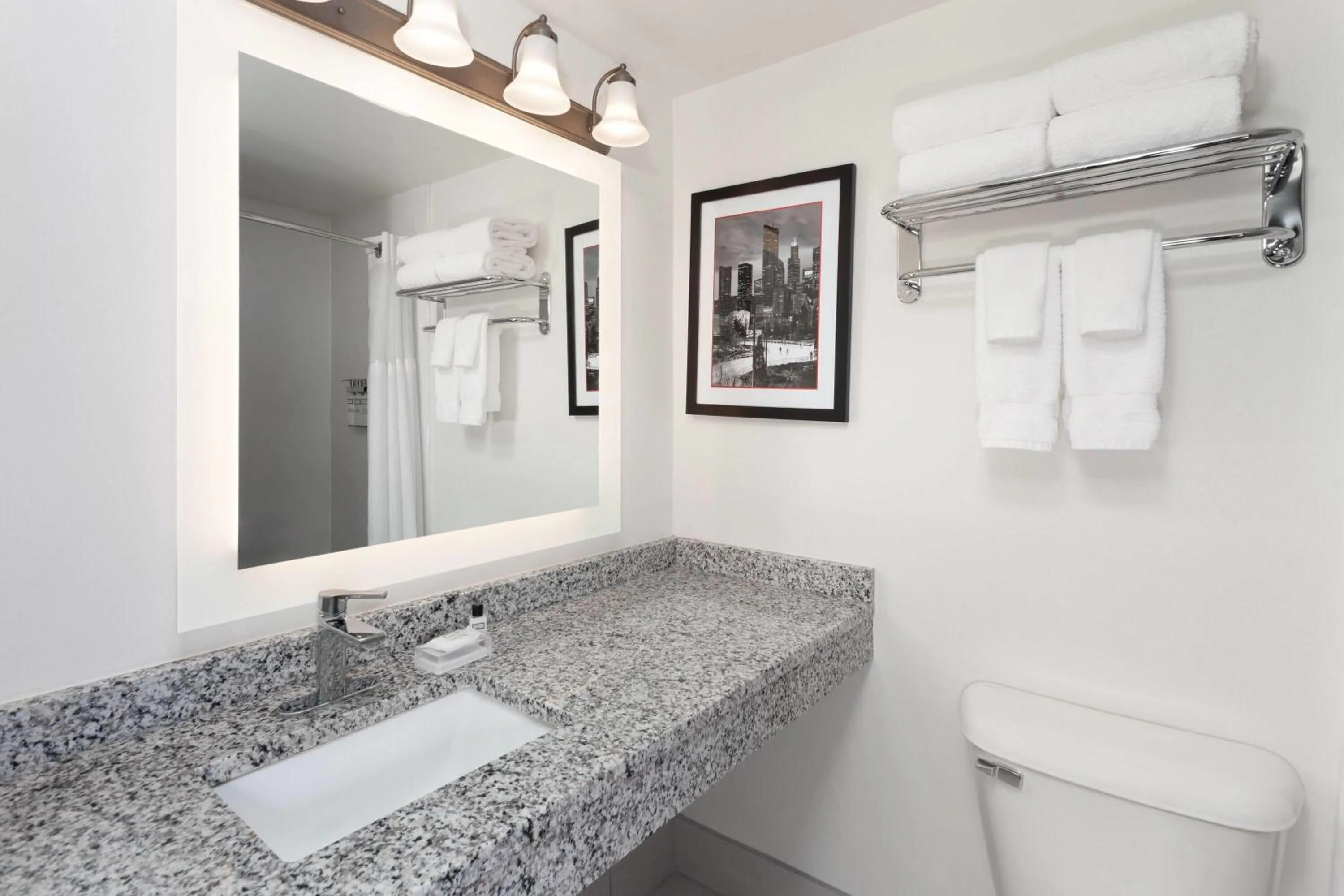 Bathroom in Ramada by Wyndham Milwaukee