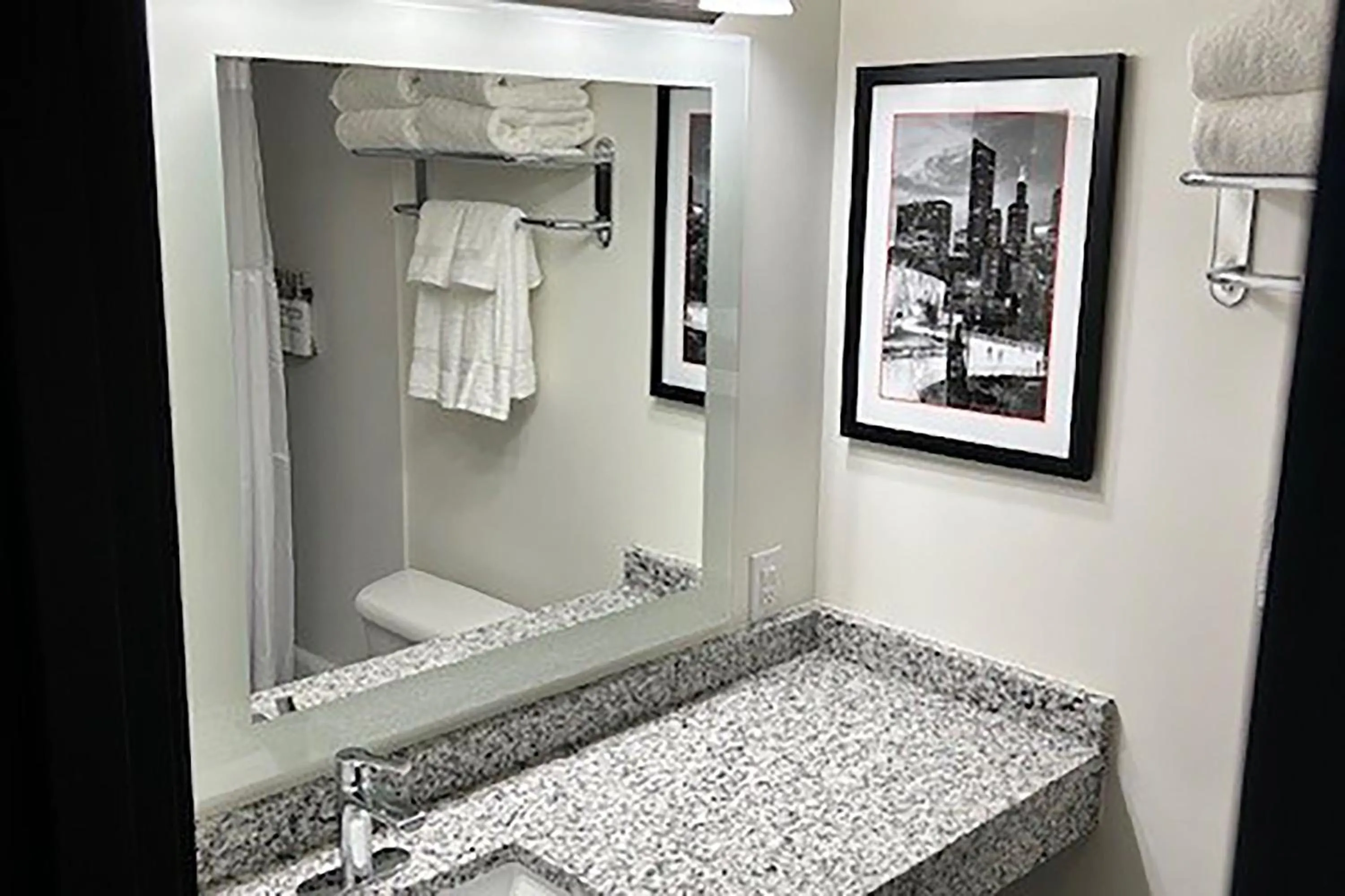 Bathroom in Ramada by Wyndham Milwaukee