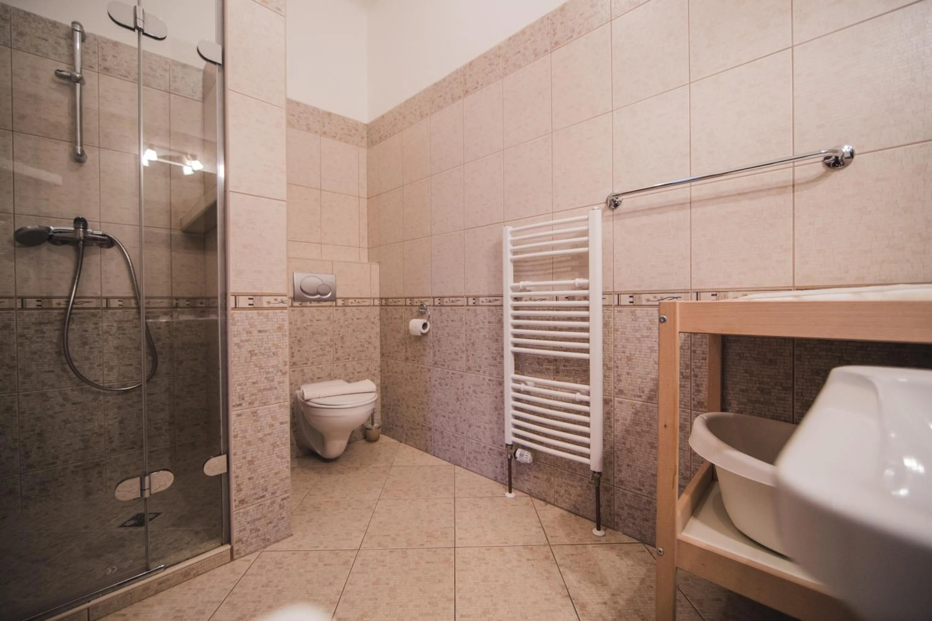 Bathroom in Penzion U Papoušků