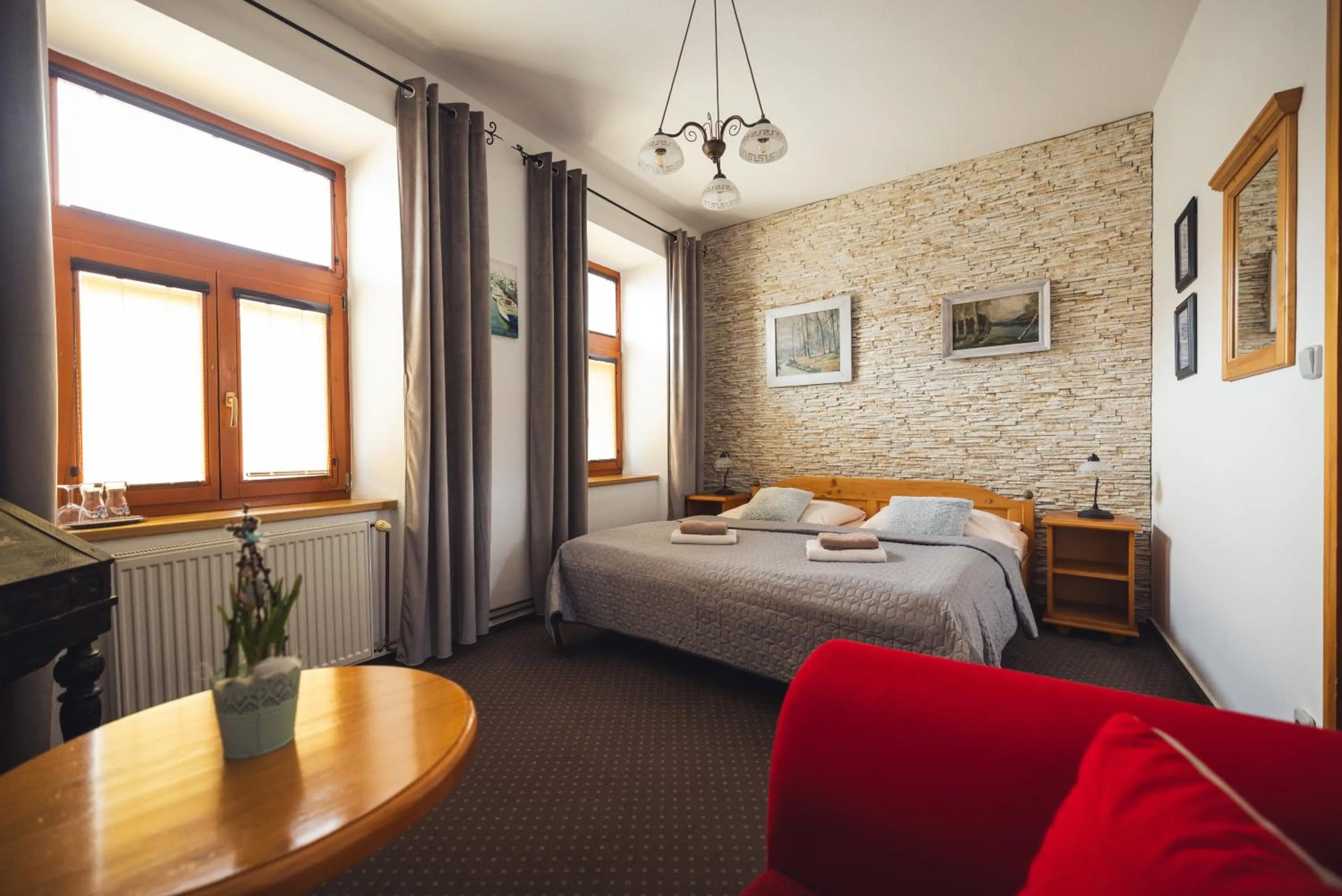 Bed in Penzion U Papoušků