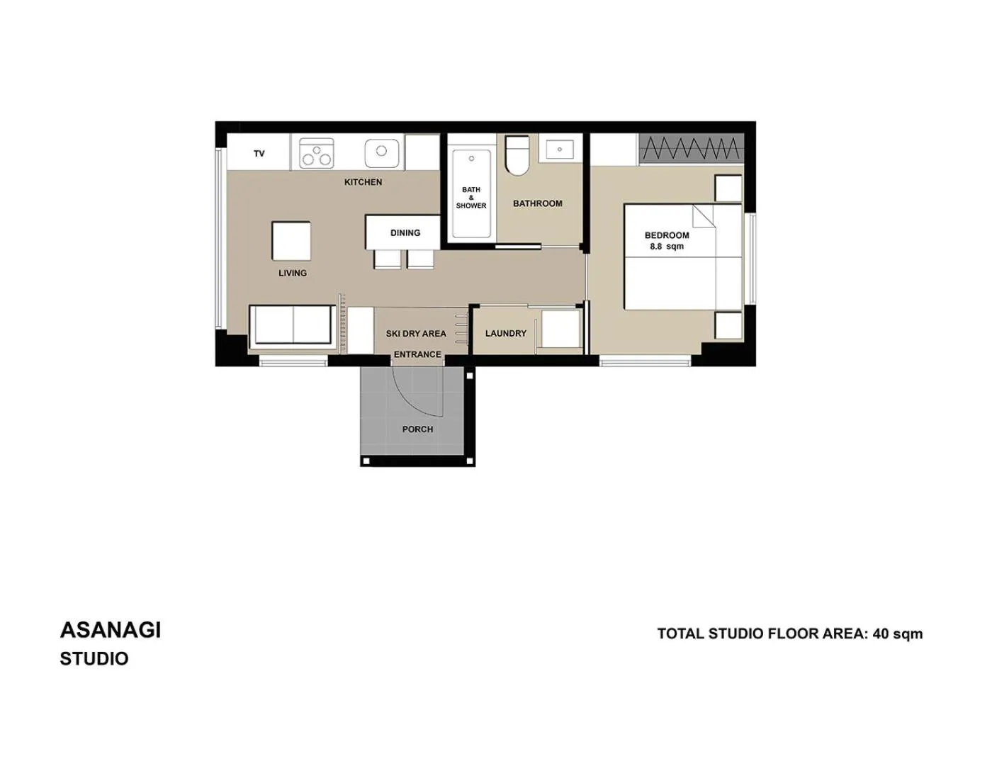 Floor plan in Asanagi by H2 Life