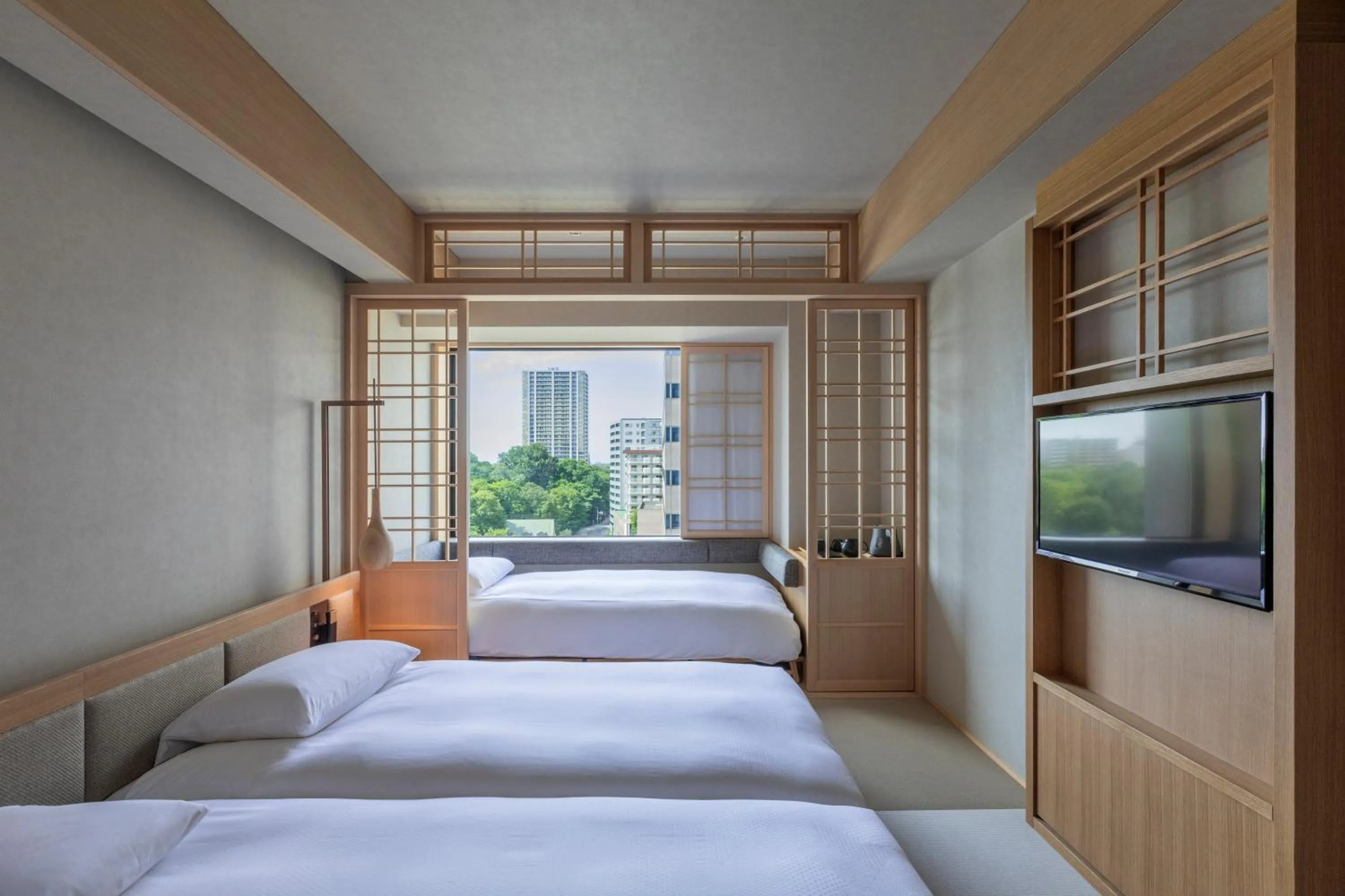 Photo of the whole room, Bed in ONSEN RYOKAN Yuen Sapporo