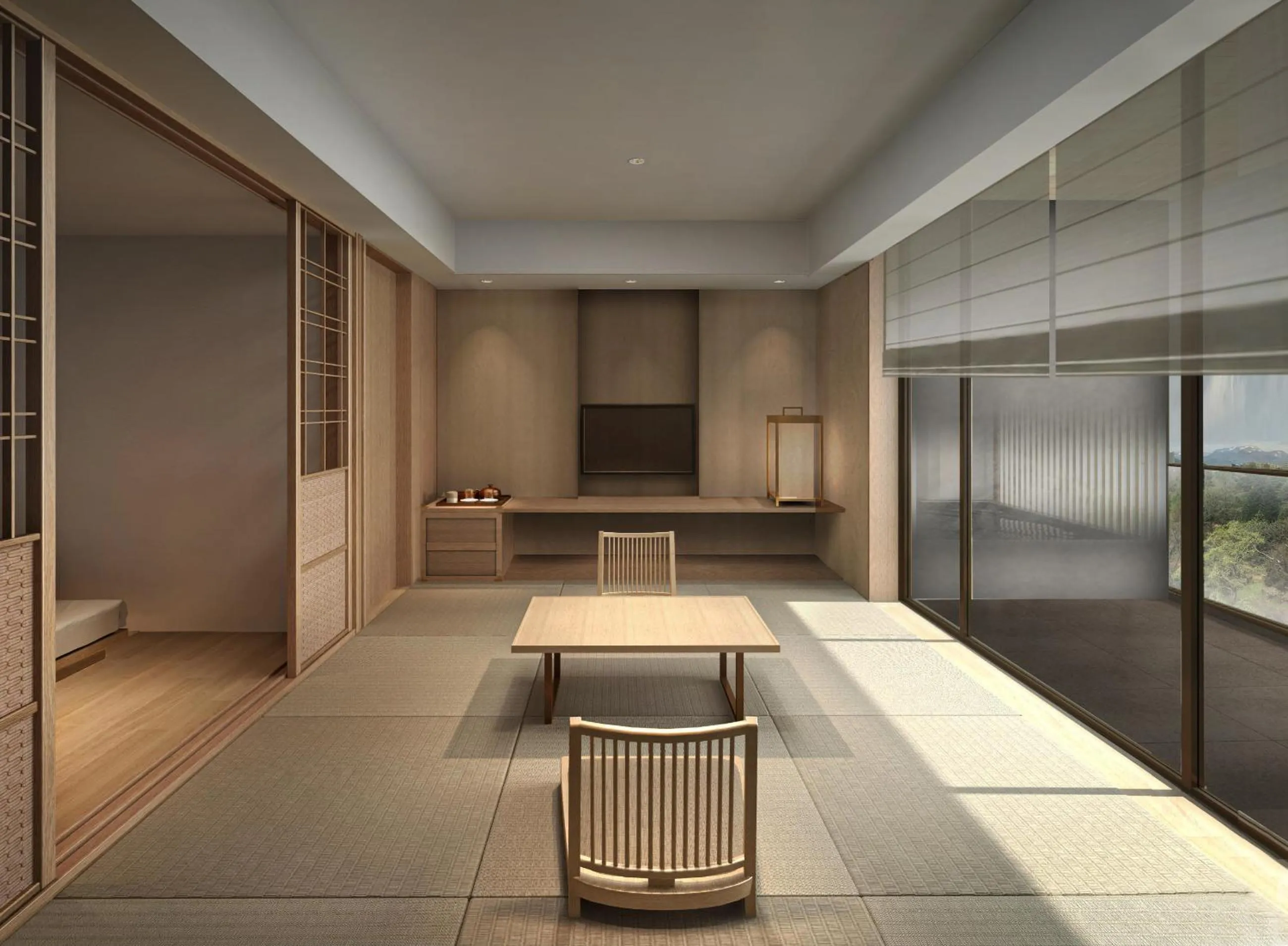 Photo of the whole room in ONSEN RYOKAN Yuen Sapporo