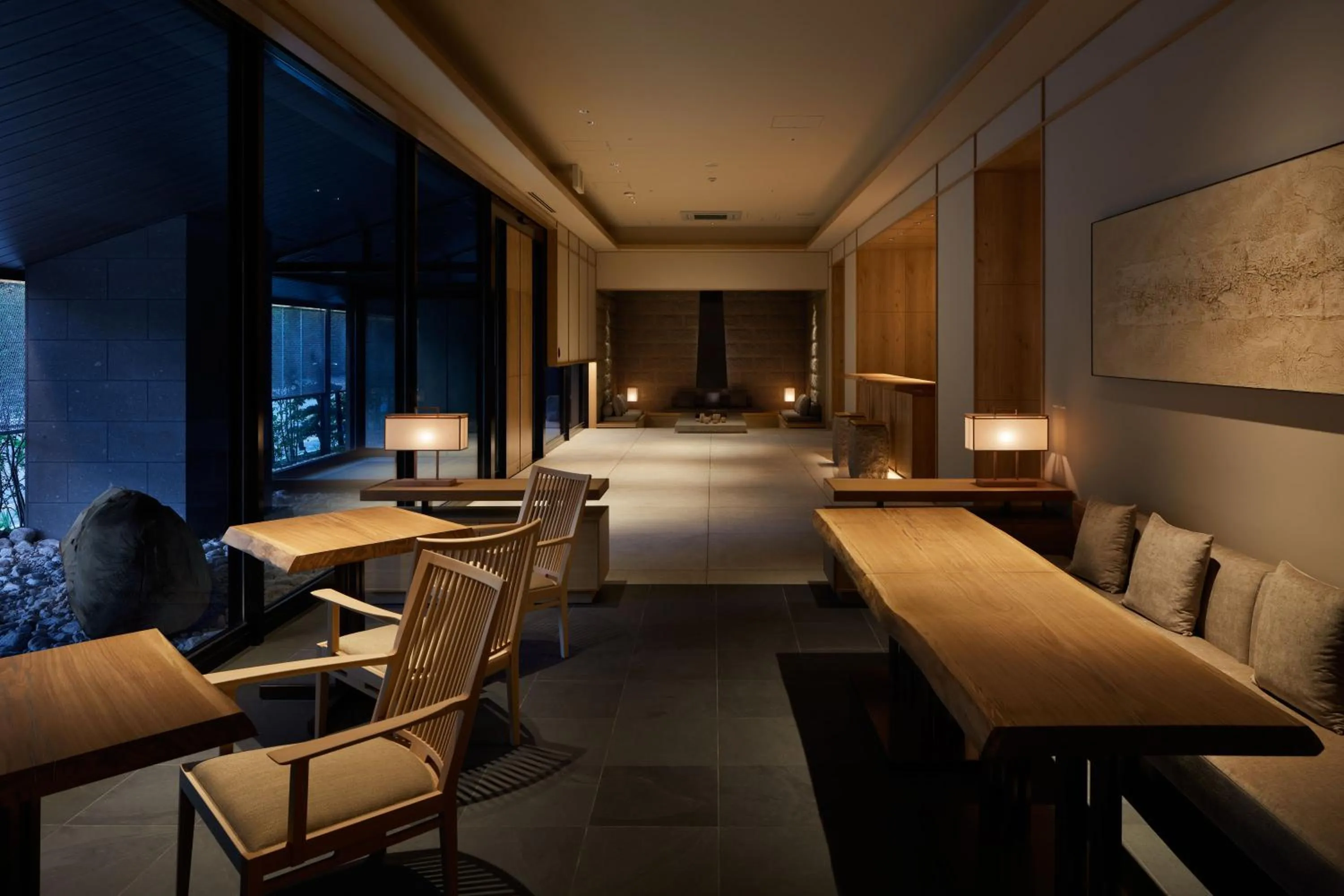 Lobby or reception, Bed in ONSEN RYOKAN Yuen Sapporo