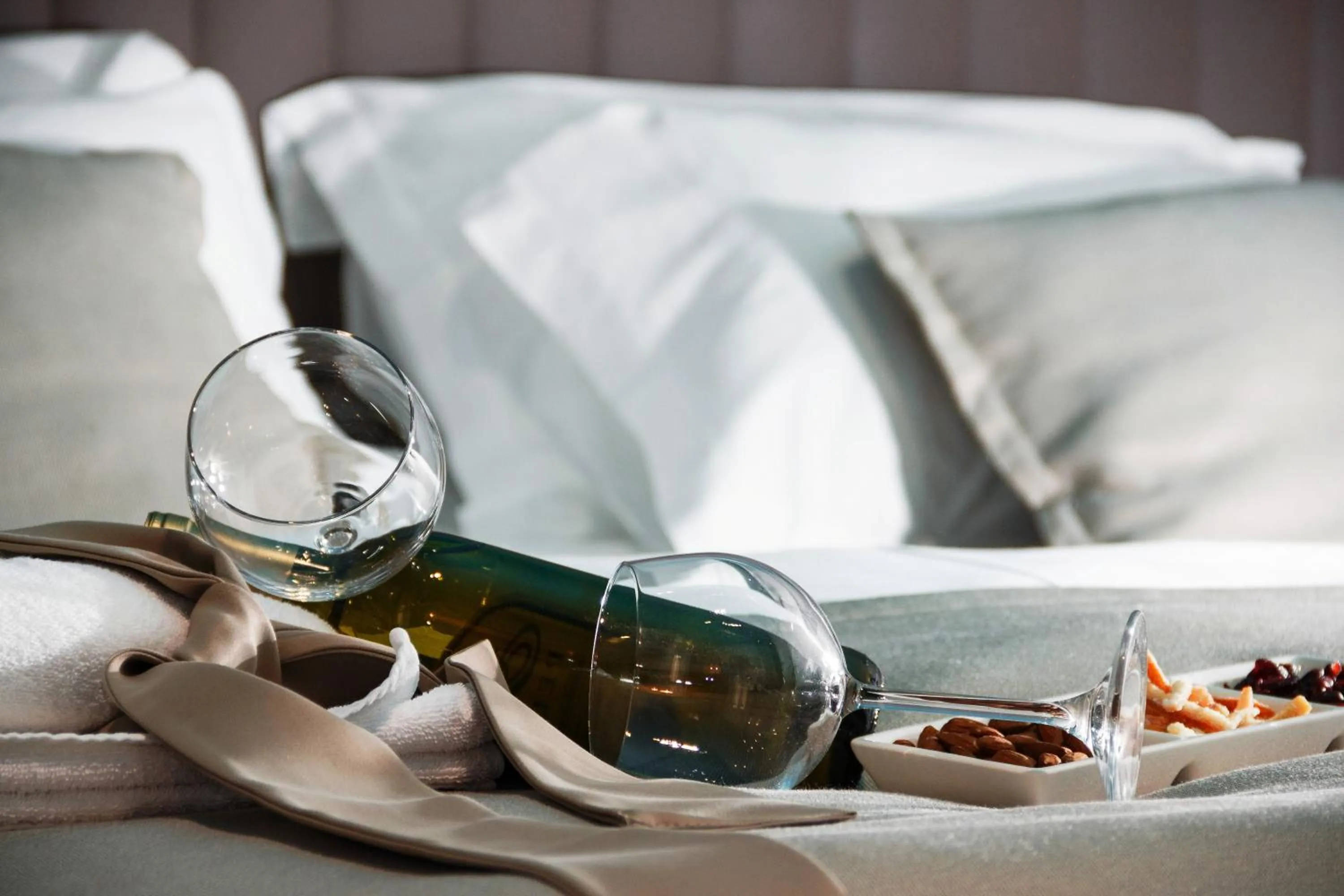 Decorative detail, Bed in Riva Luxury Rooms