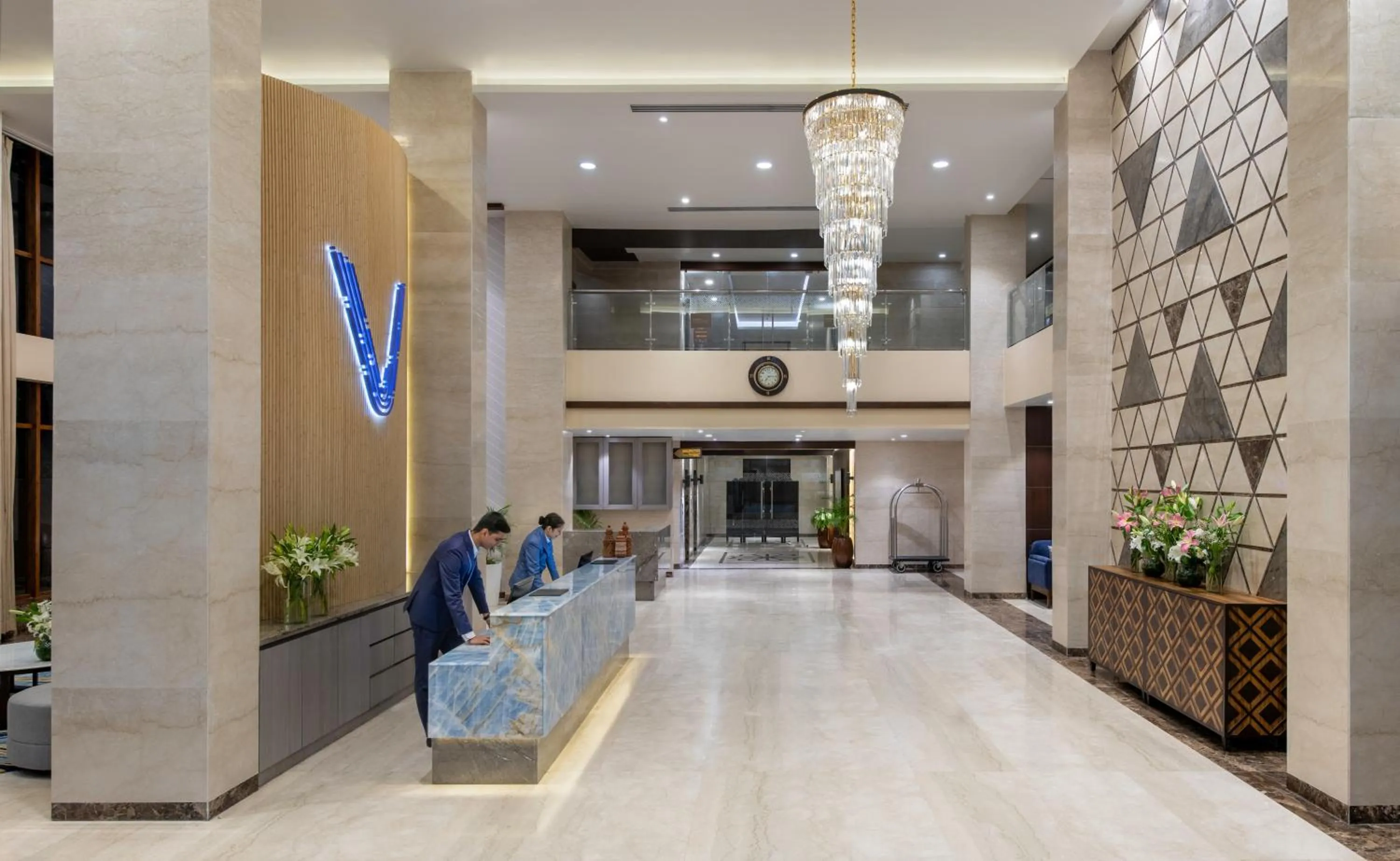Lobby or reception in Hotel The Bizton