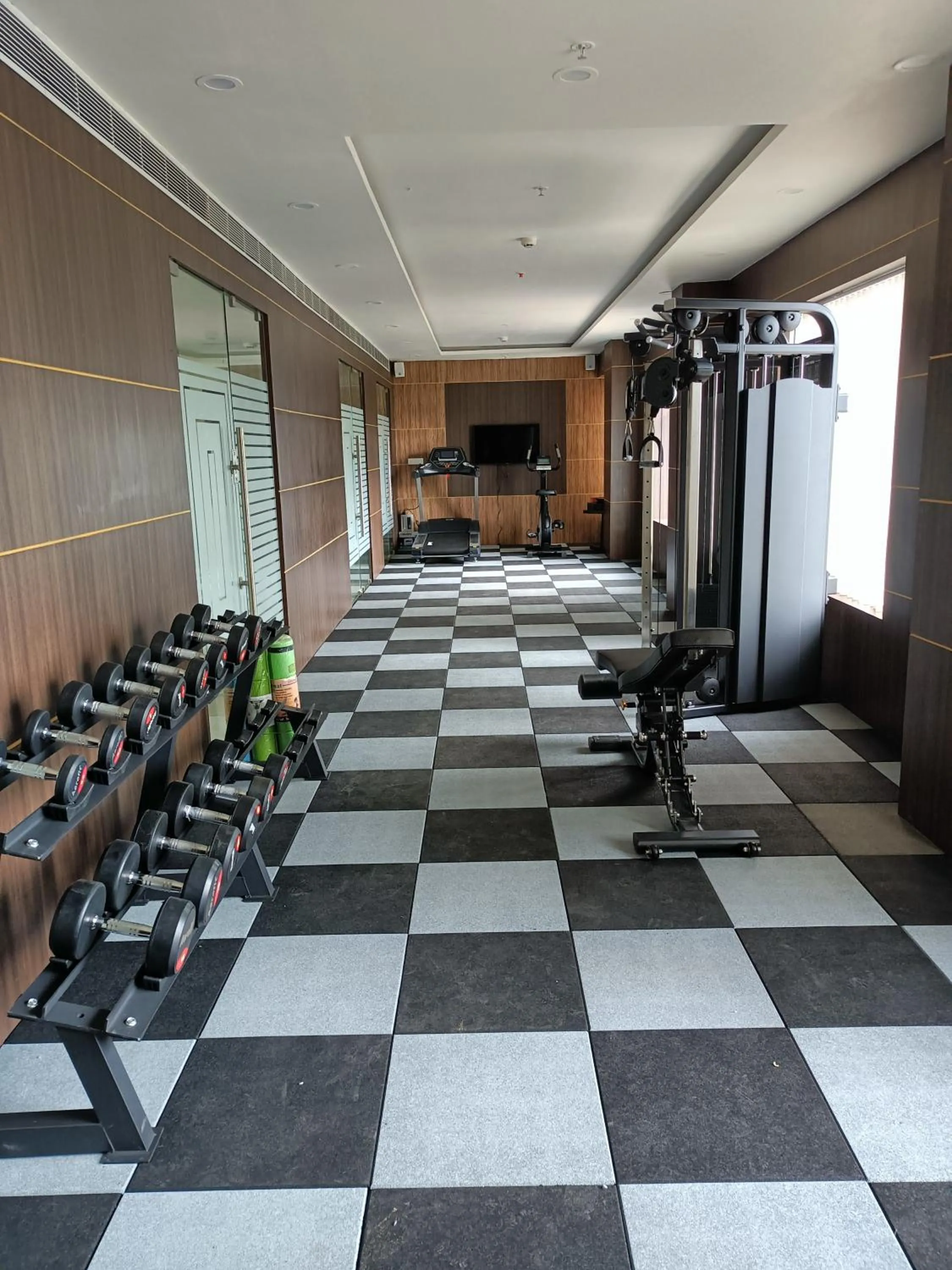Fitness centre/facilities in Hotel The Bizton