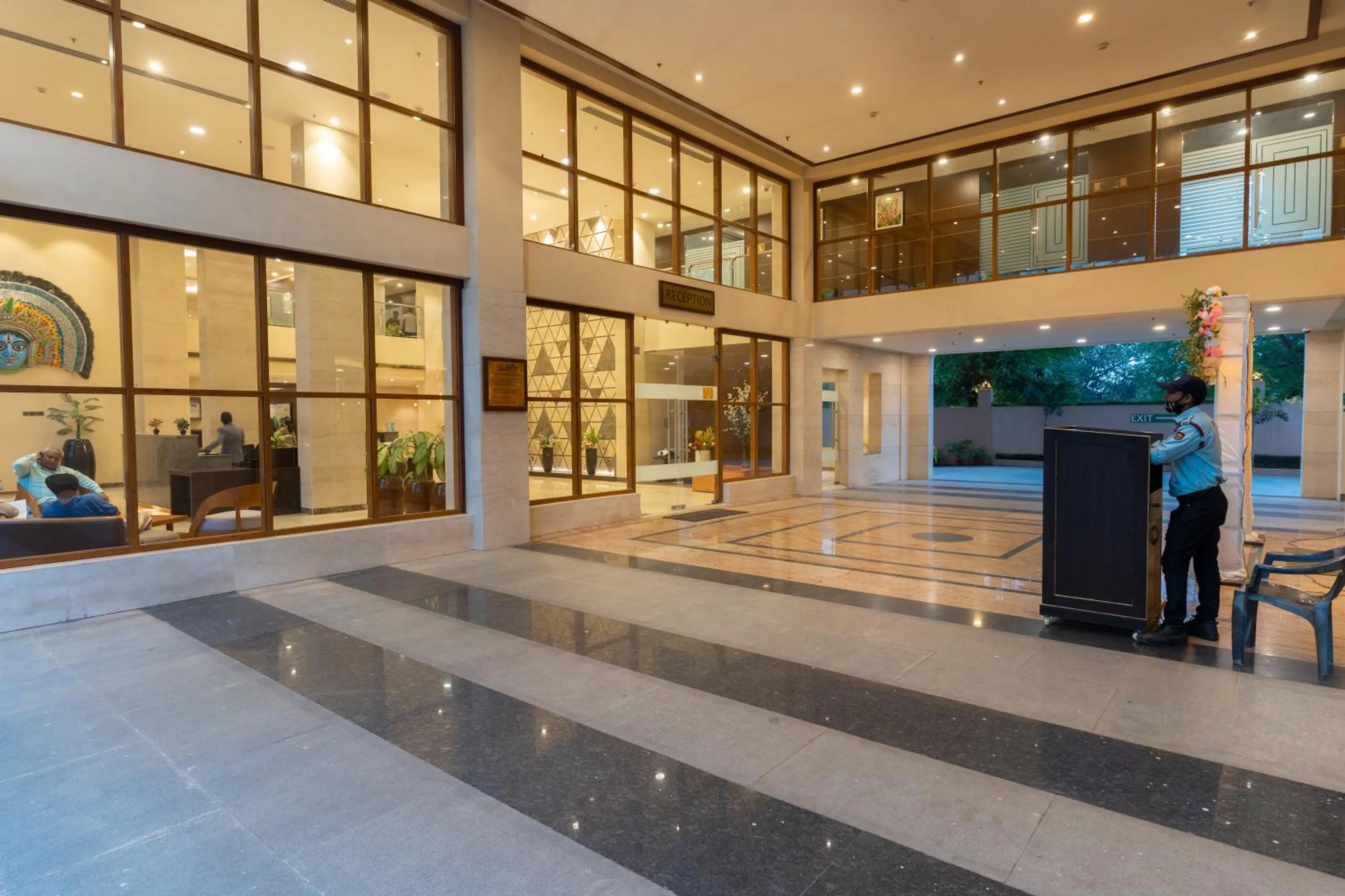 Facade/entrance in Hotel The Bizton