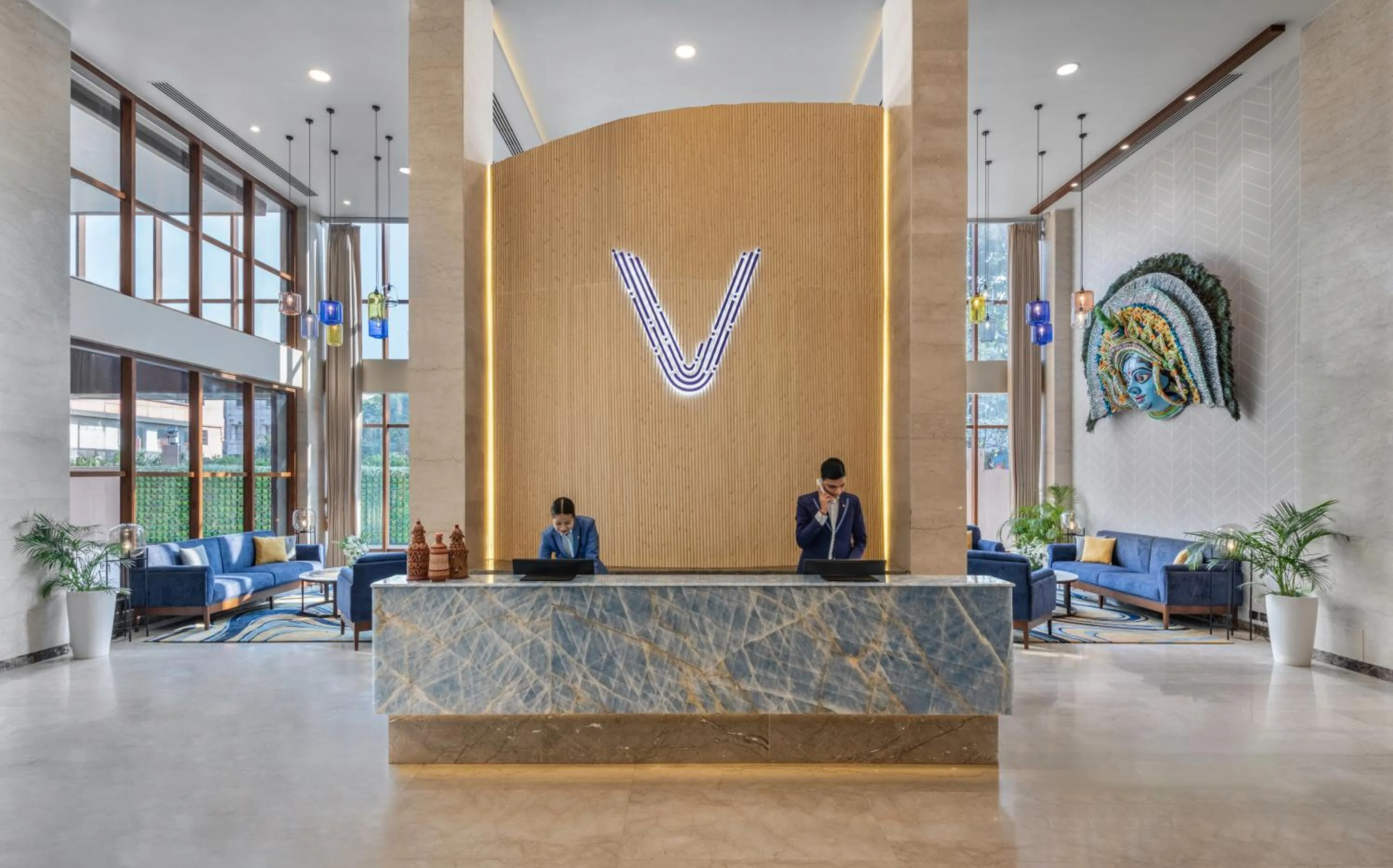 Lobby or reception in Hotel The Bizton