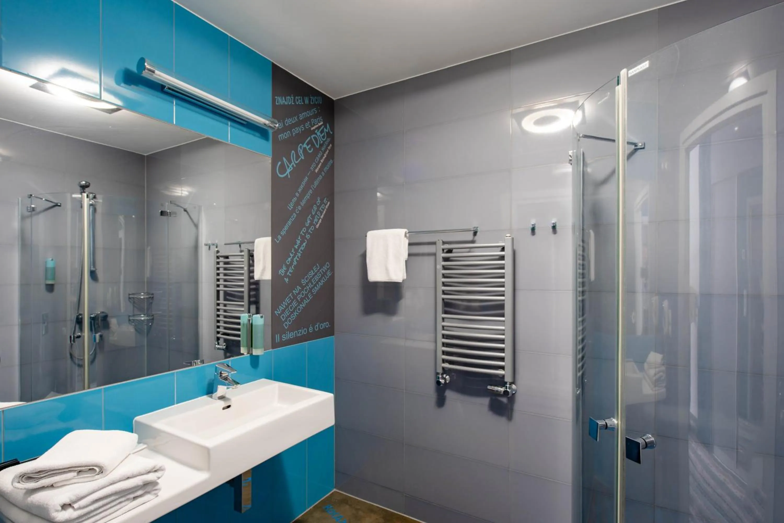 Shower in Hotel Lenart