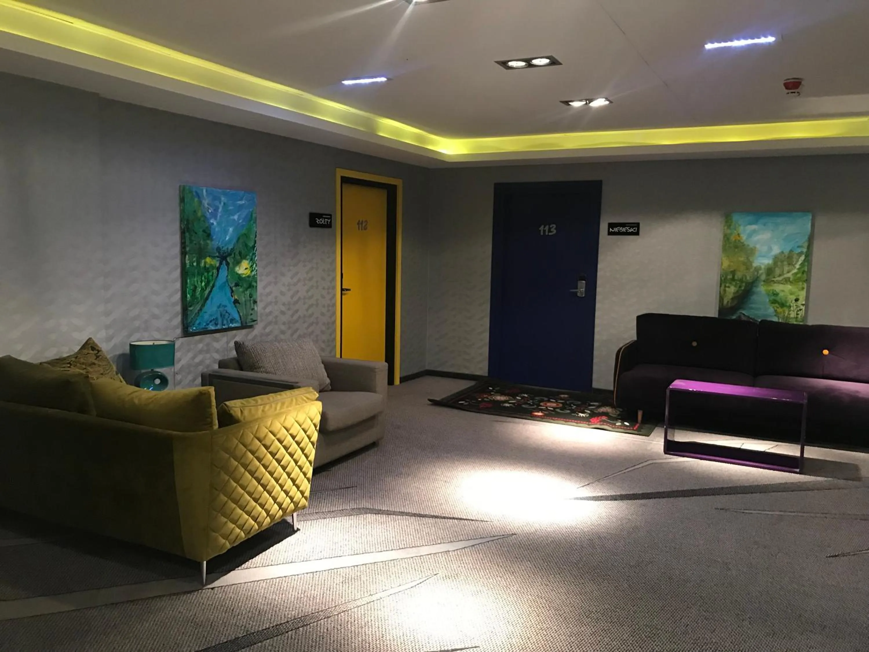 Seating area in Hotel Lenart