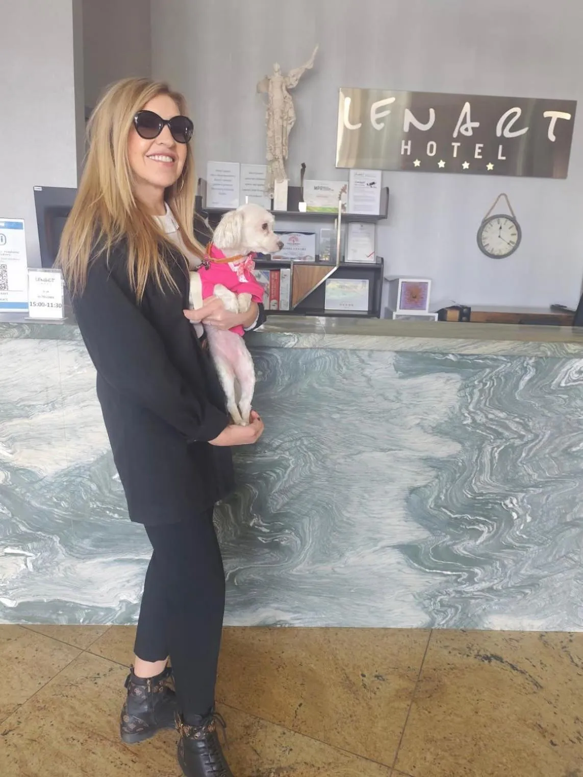 Lobby or reception in Hotel Lenart