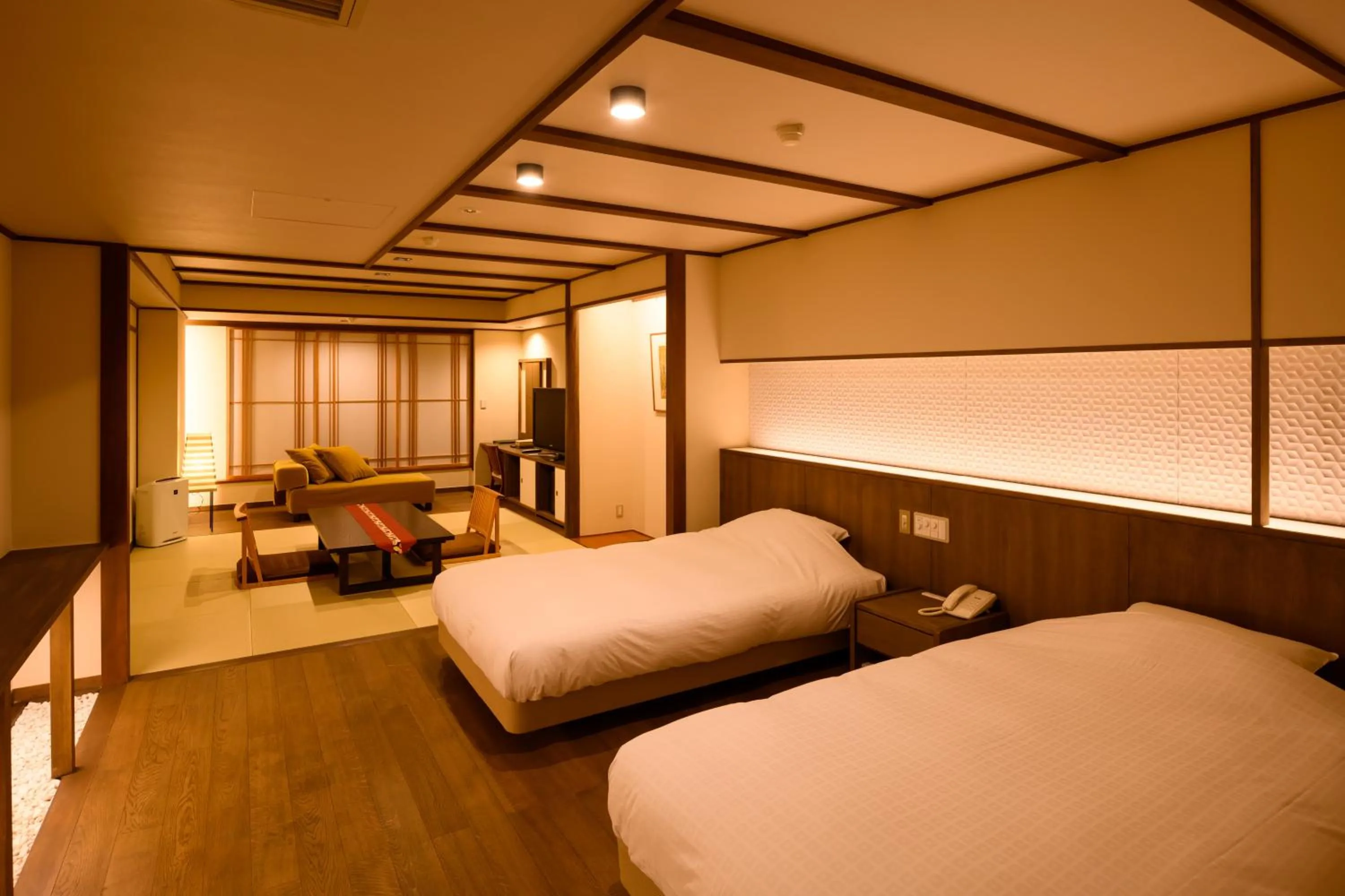 Bed in Tamaya Ryokan