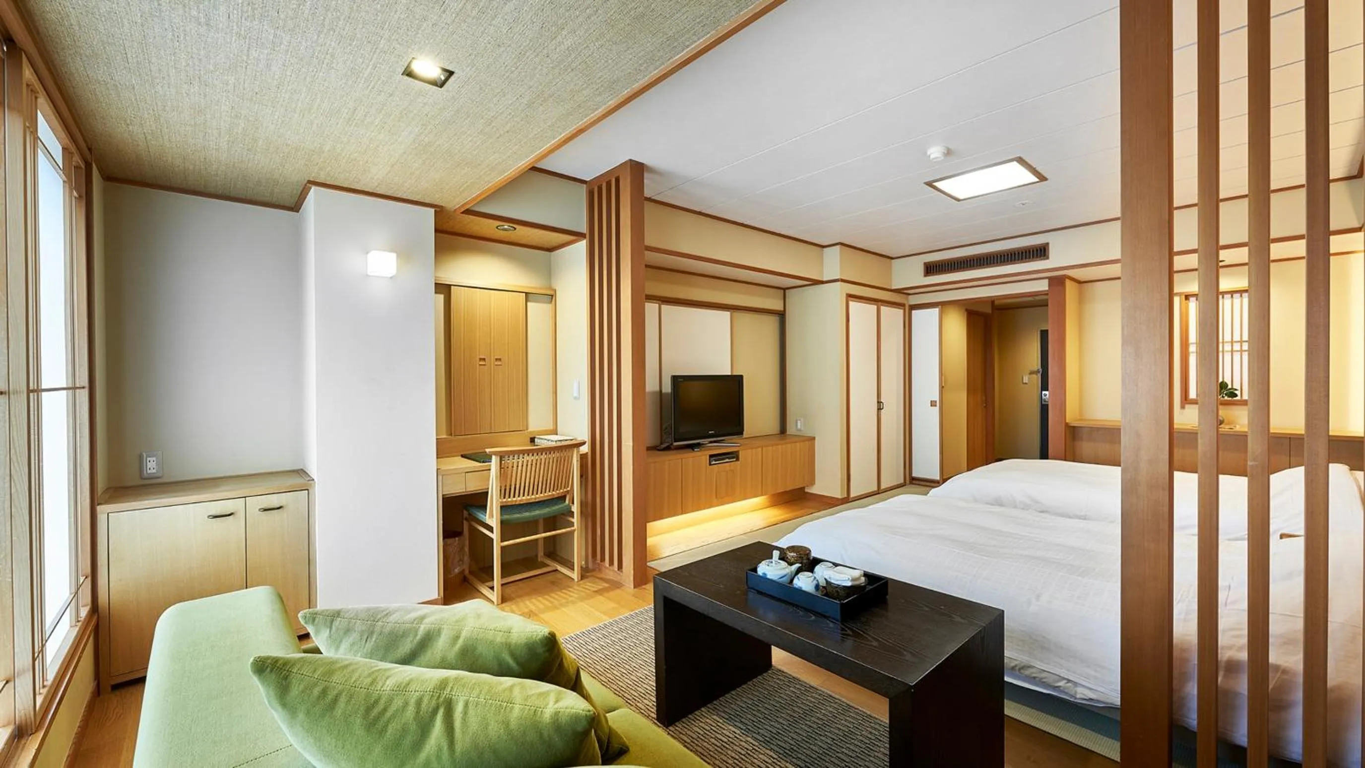 Bed in Tamaya Ryokan