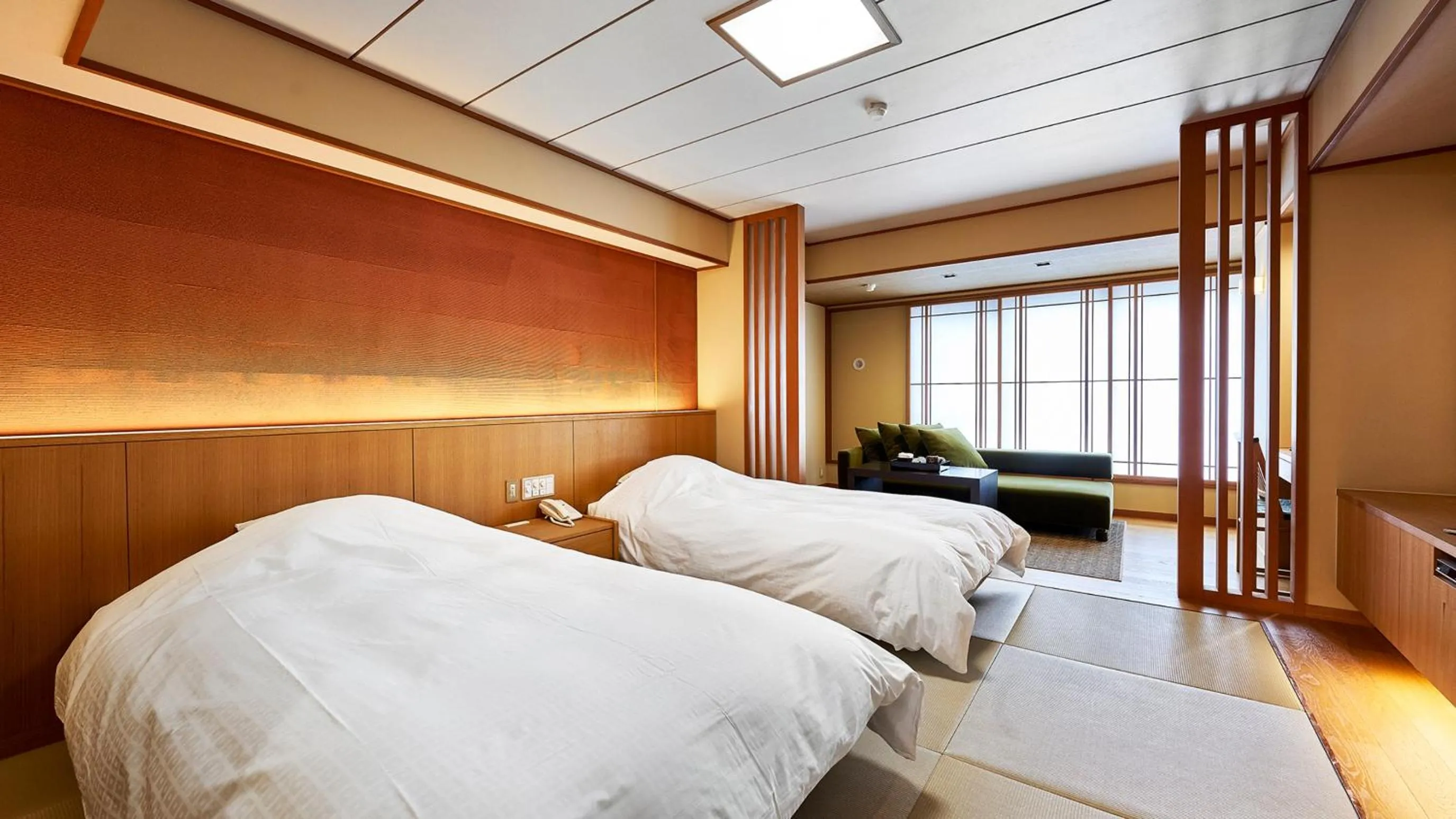 Bed in Tamaya Ryokan