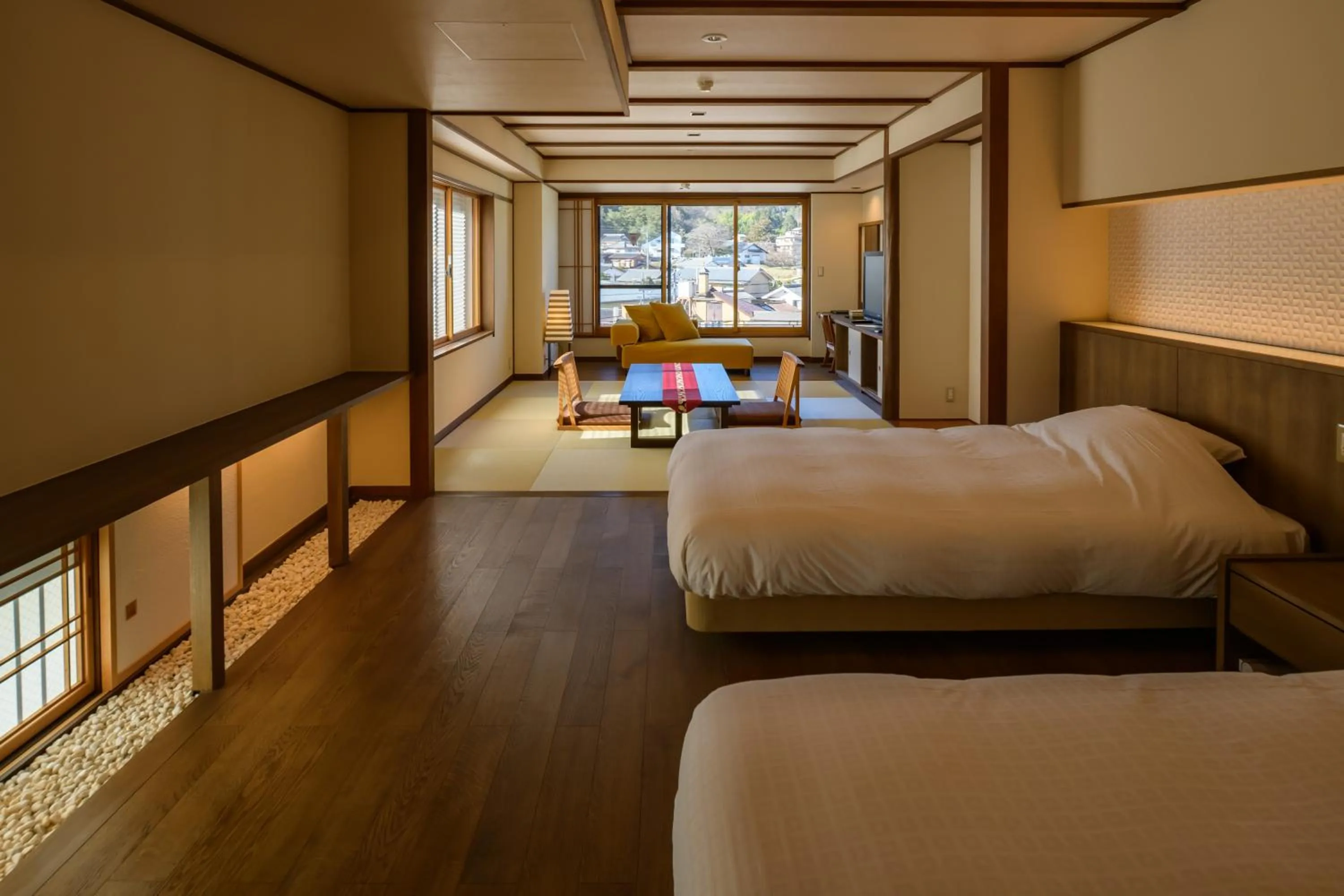 Bed in Tamaya Ryokan