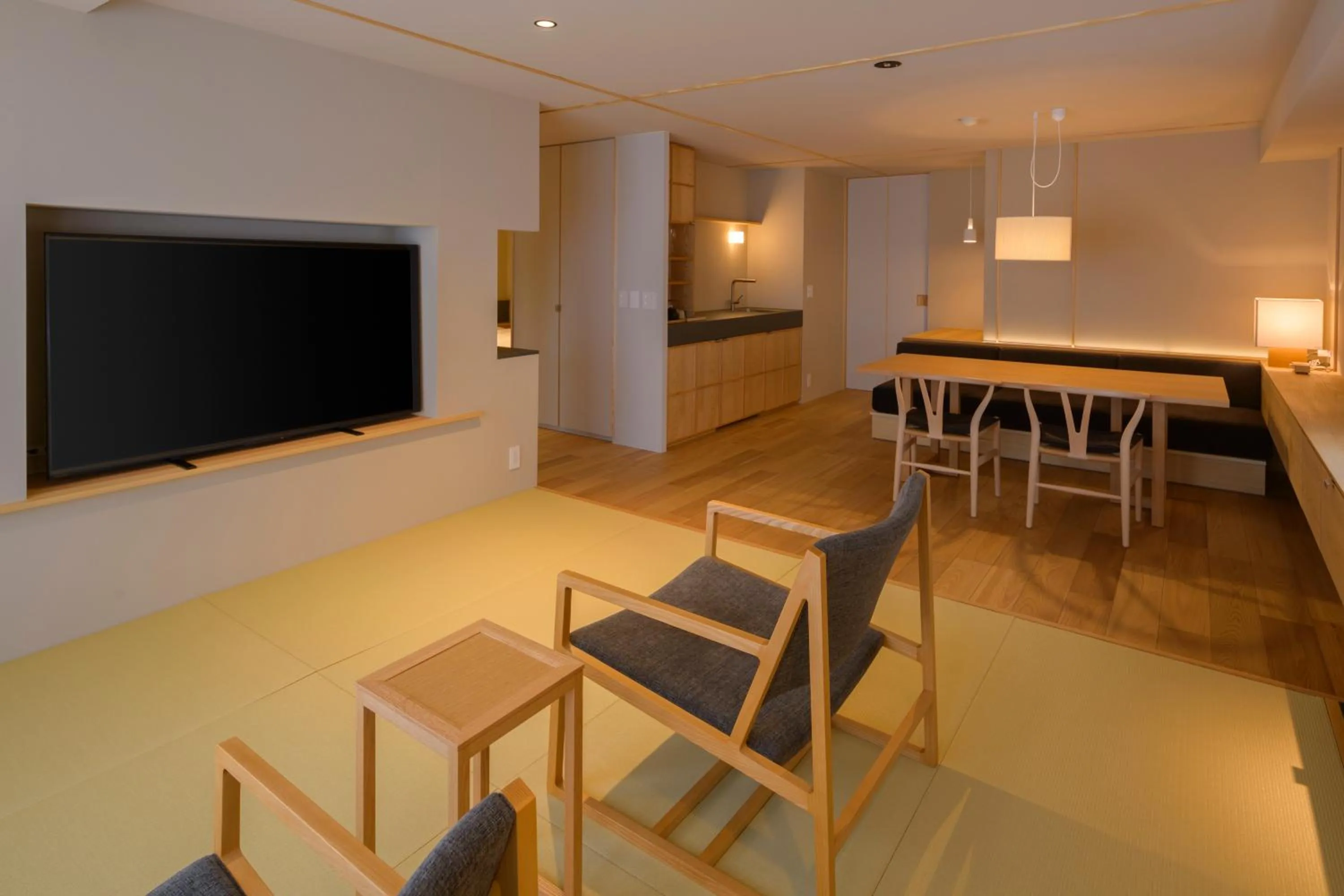 Living room in Tamaya Ryokan