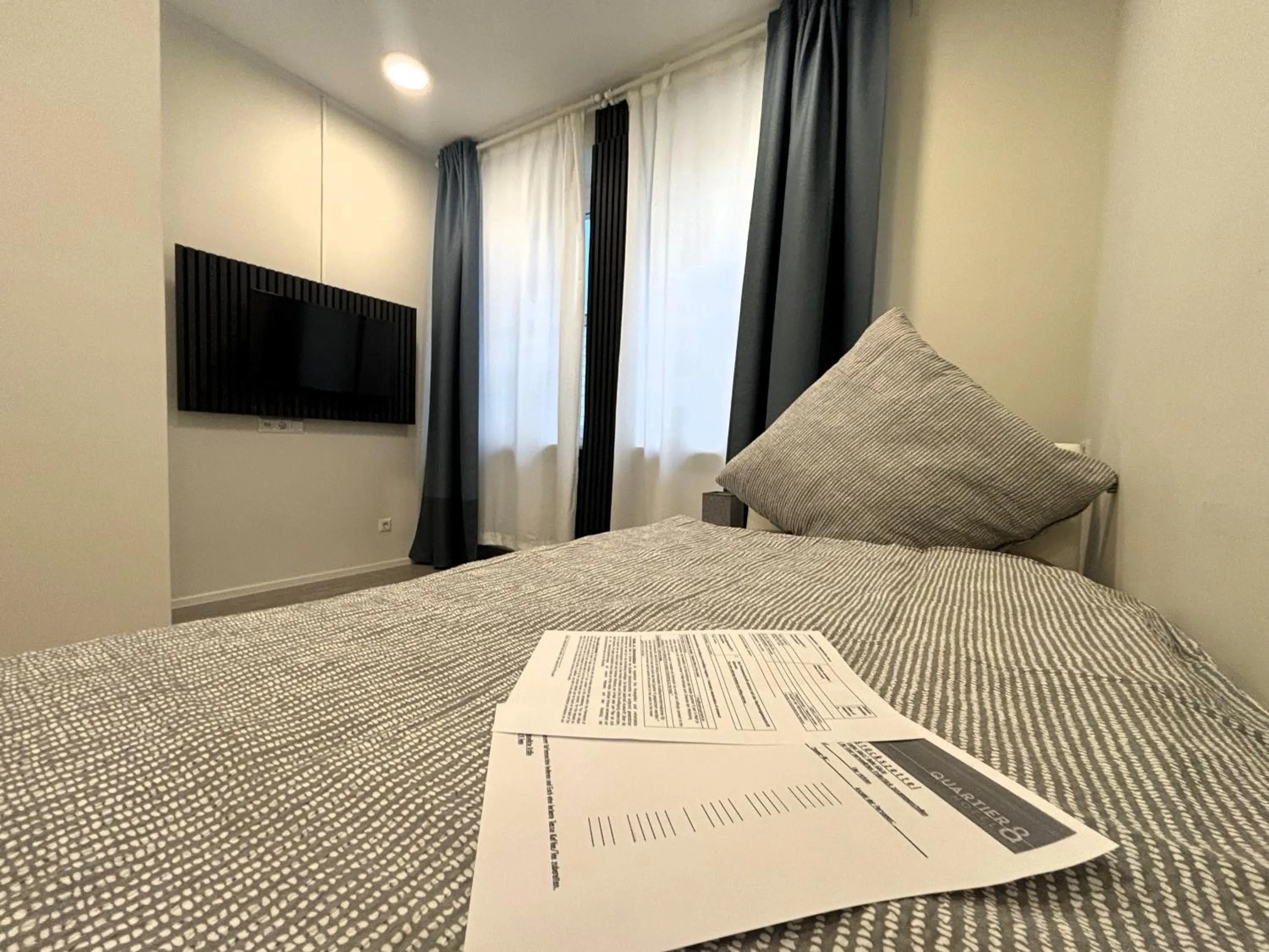 Bedroom in Simplex Stays Hotel Quartier 8 - Digital Access