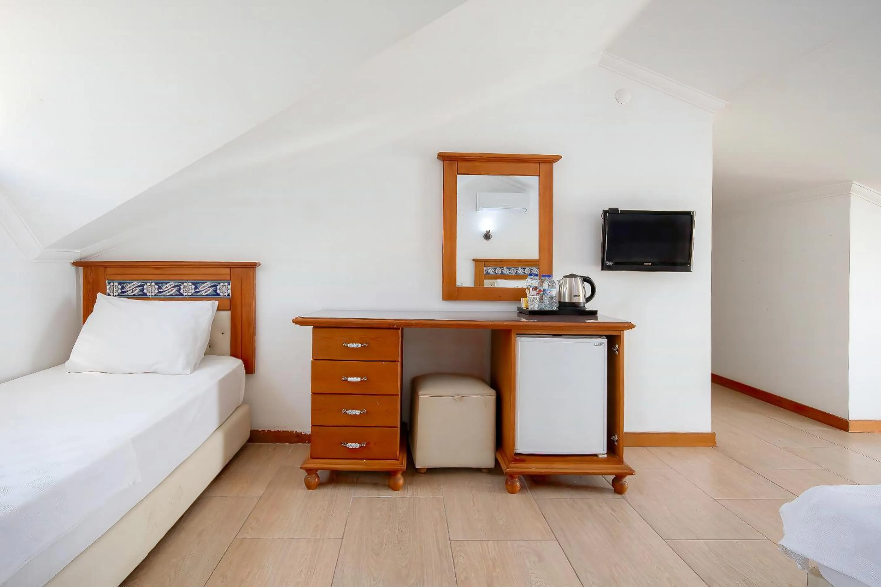 Bed in Datca Kilic Hotel