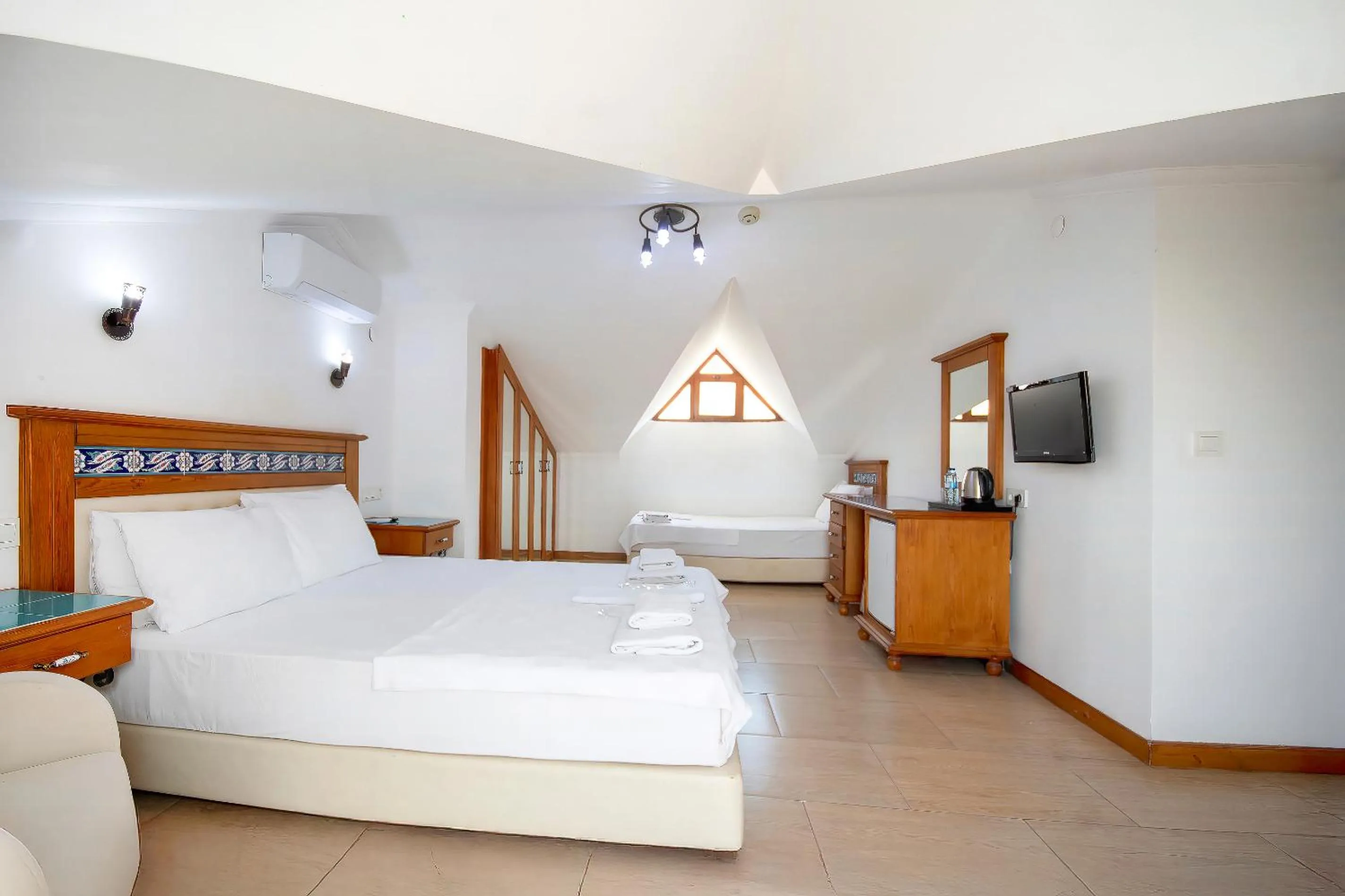 Bed in Datca Kilic Hotel