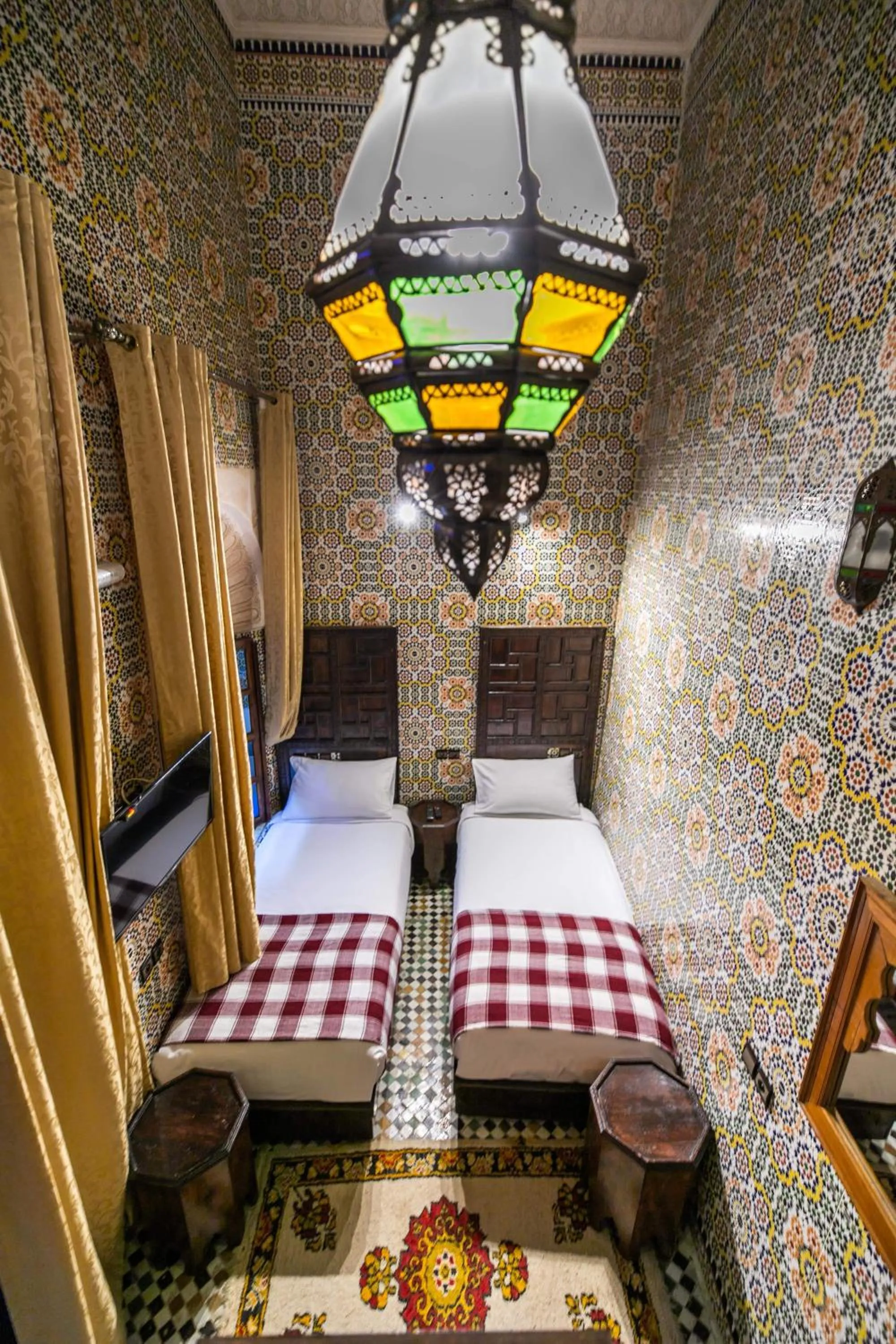 Bedroom, Bed in Riad Fes Aicha & SPA