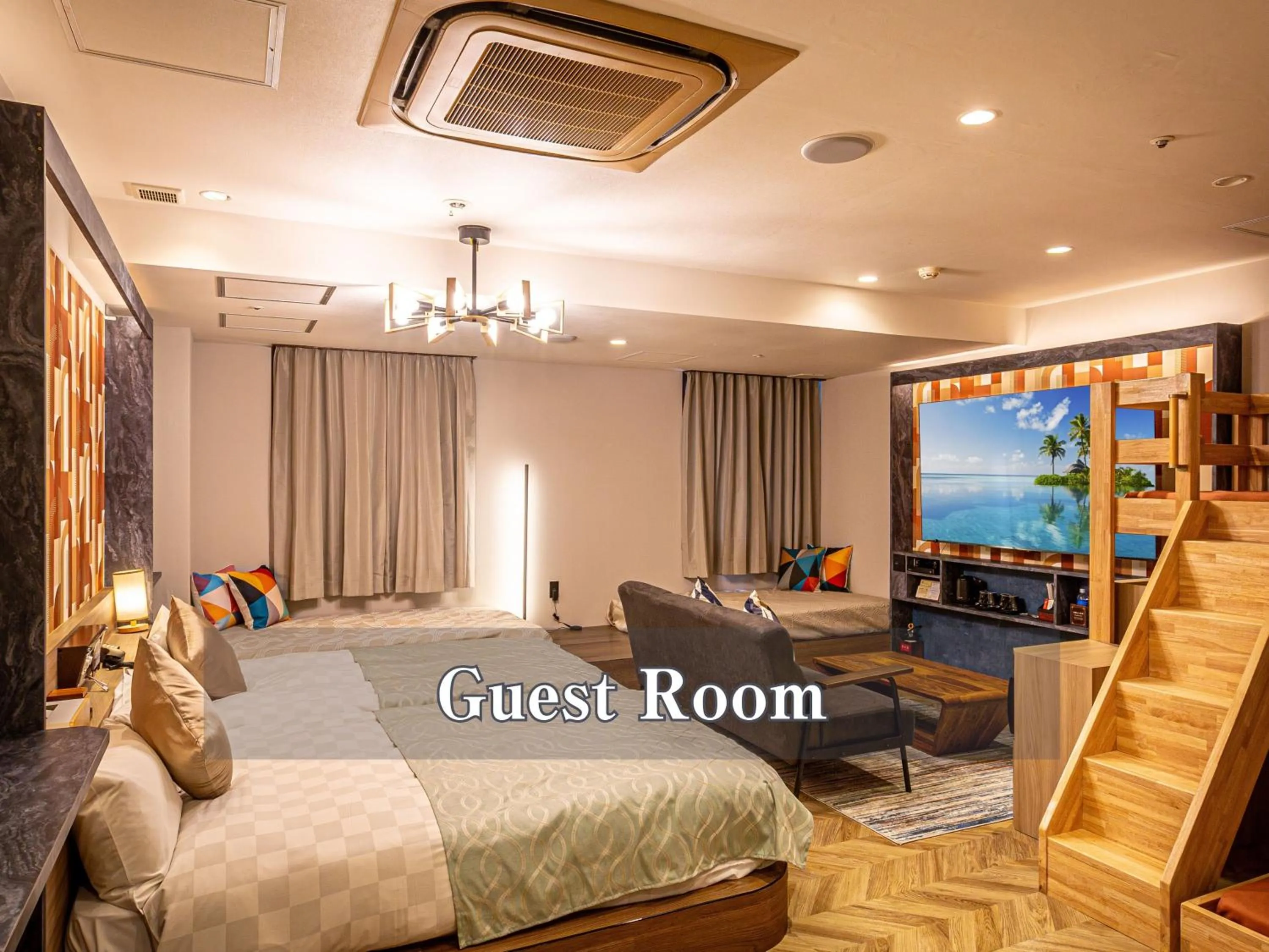 Photo of the whole room, Bed in Hotel Balian Resort Shinjuku Honten