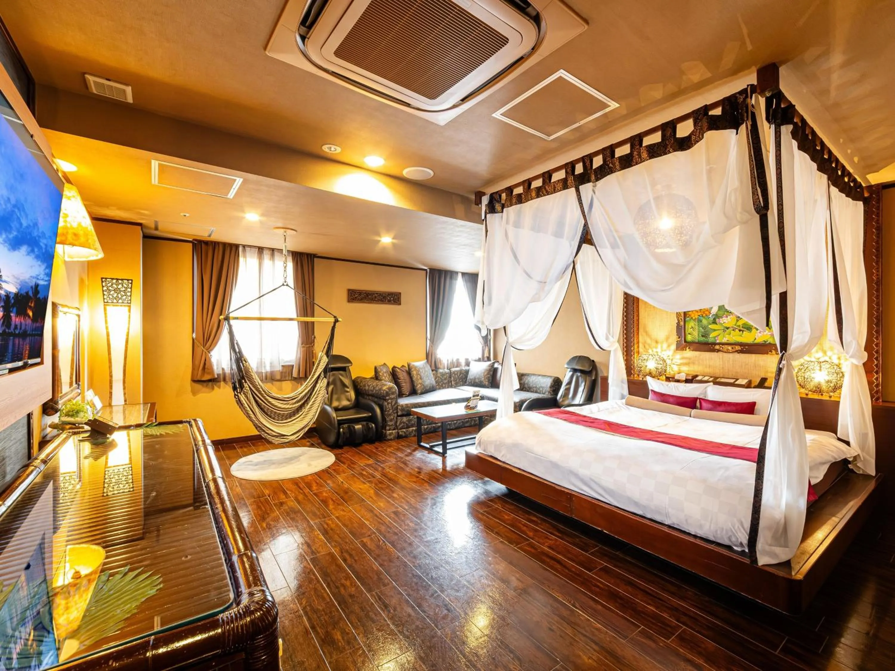 Bedroom, Bed in Hotel Balian Resort Shinjuku Honten