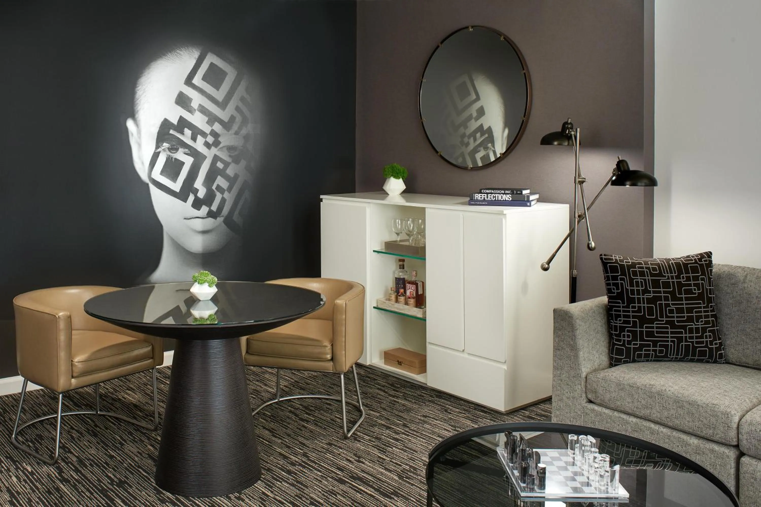 Living room in Hotel Zelos San Francisco