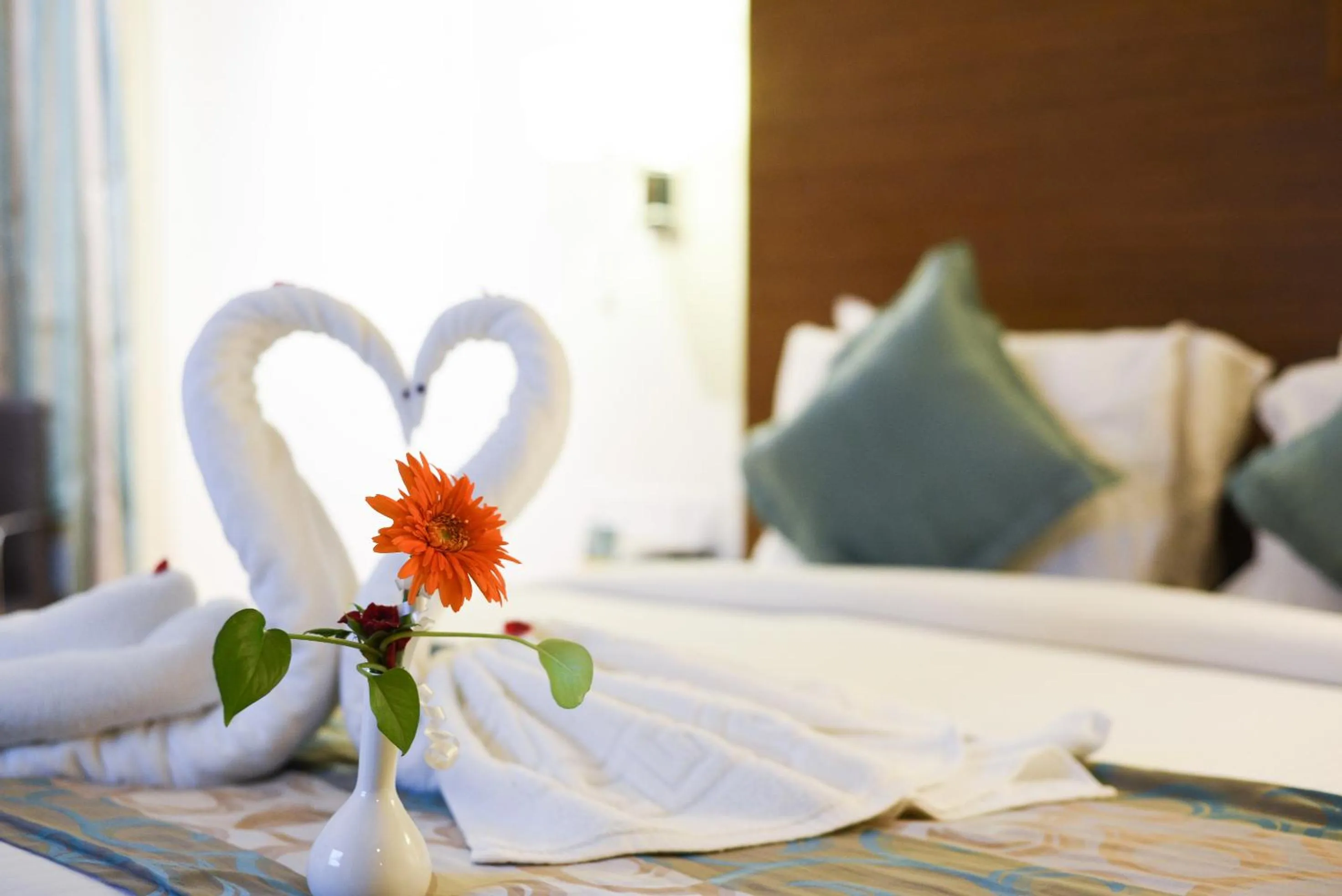 Decorative detail in Quality Inn Residency