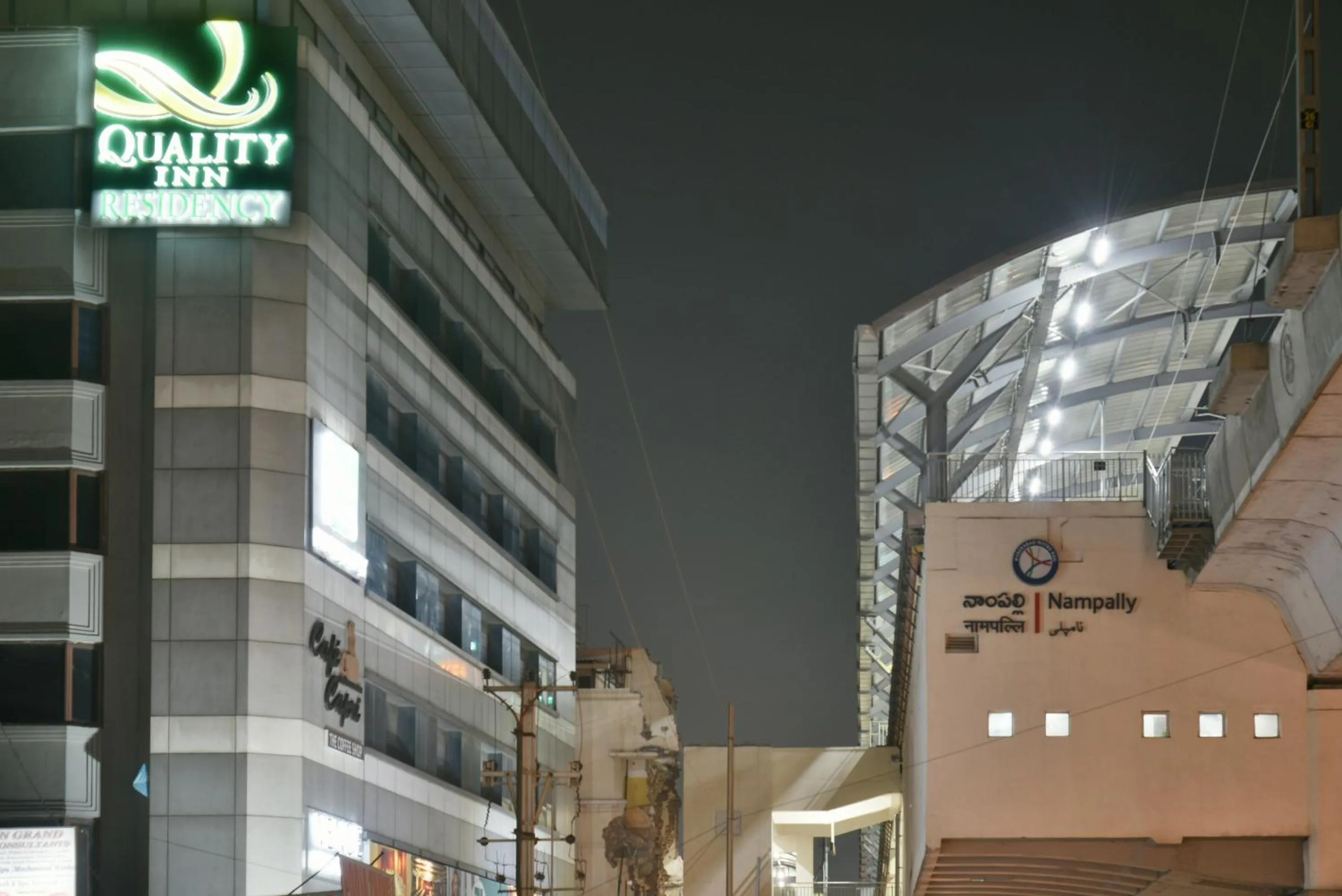 Property building in Quality Inn Residency