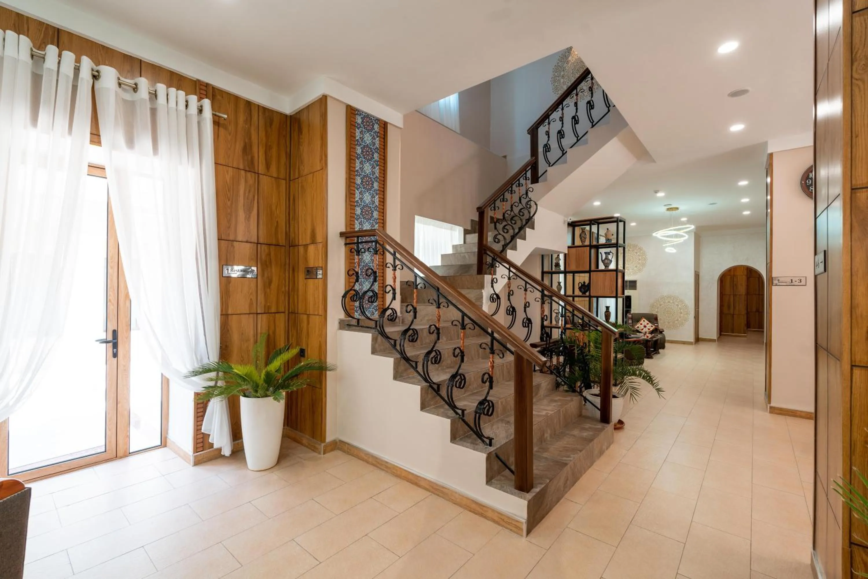 Lobby or reception in Hotel Malika Bukhara