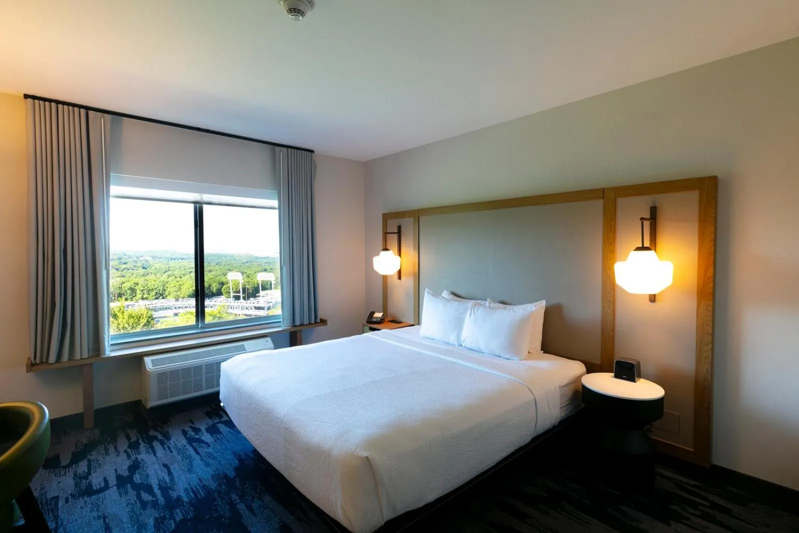 Bed in Fairfield Inn & Suites Scranton Montage Mountain