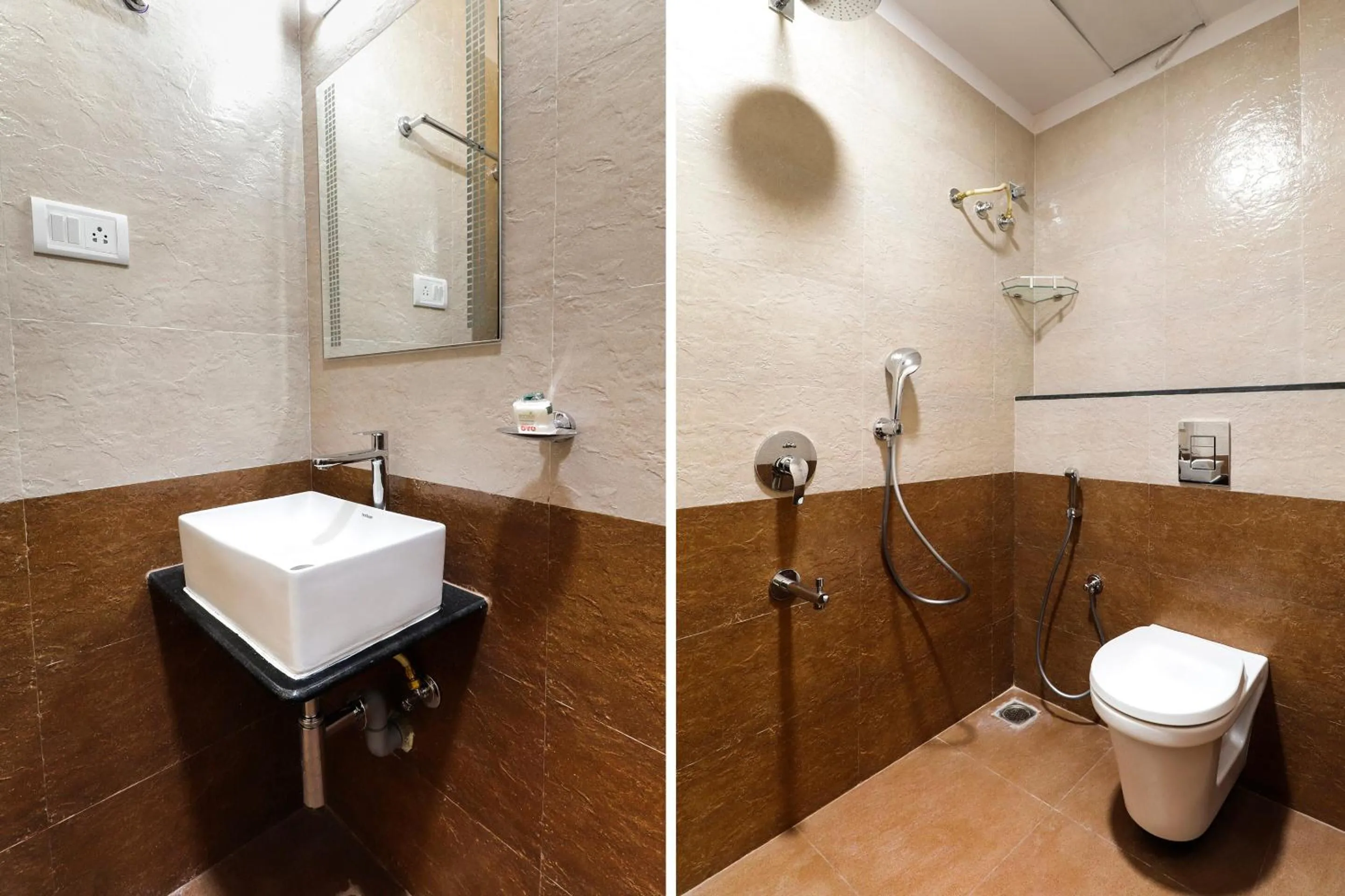 Bathroom in Capital O SLN Residency