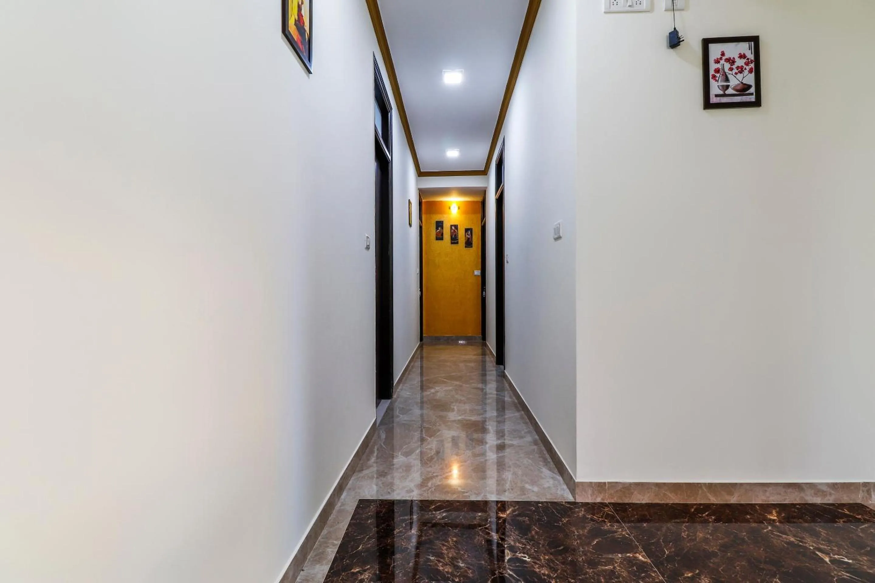 Lobby or reception in Capital O SLN Residency