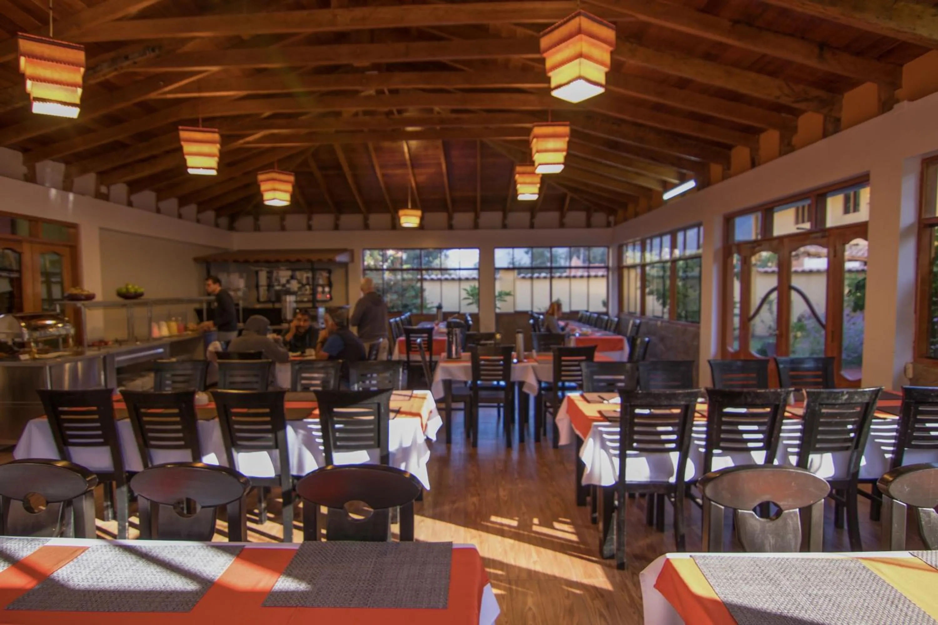 Breakfast in Tunupa Lodge Hotel