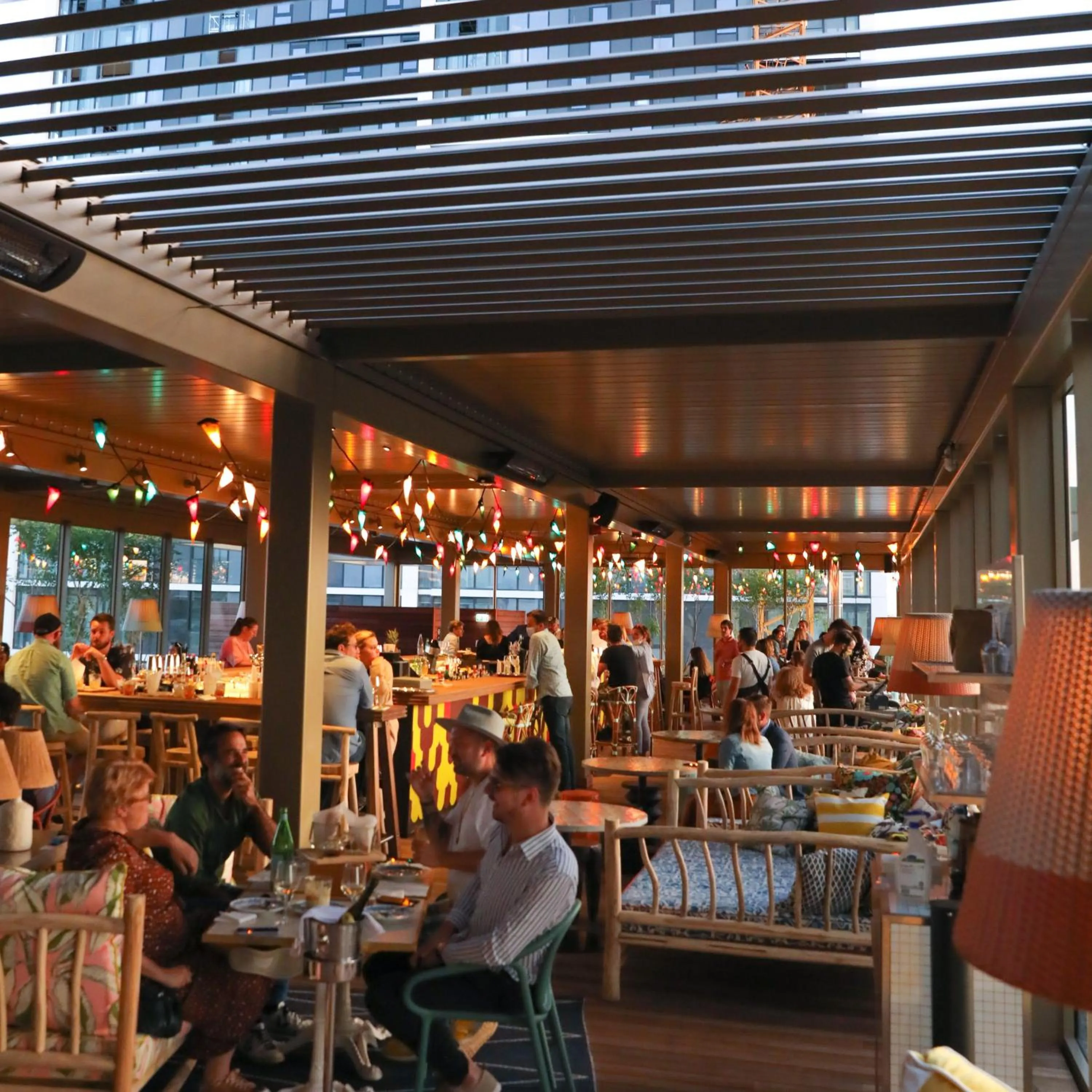 Balcony/Terrace in Mama Shelter Luxembourg