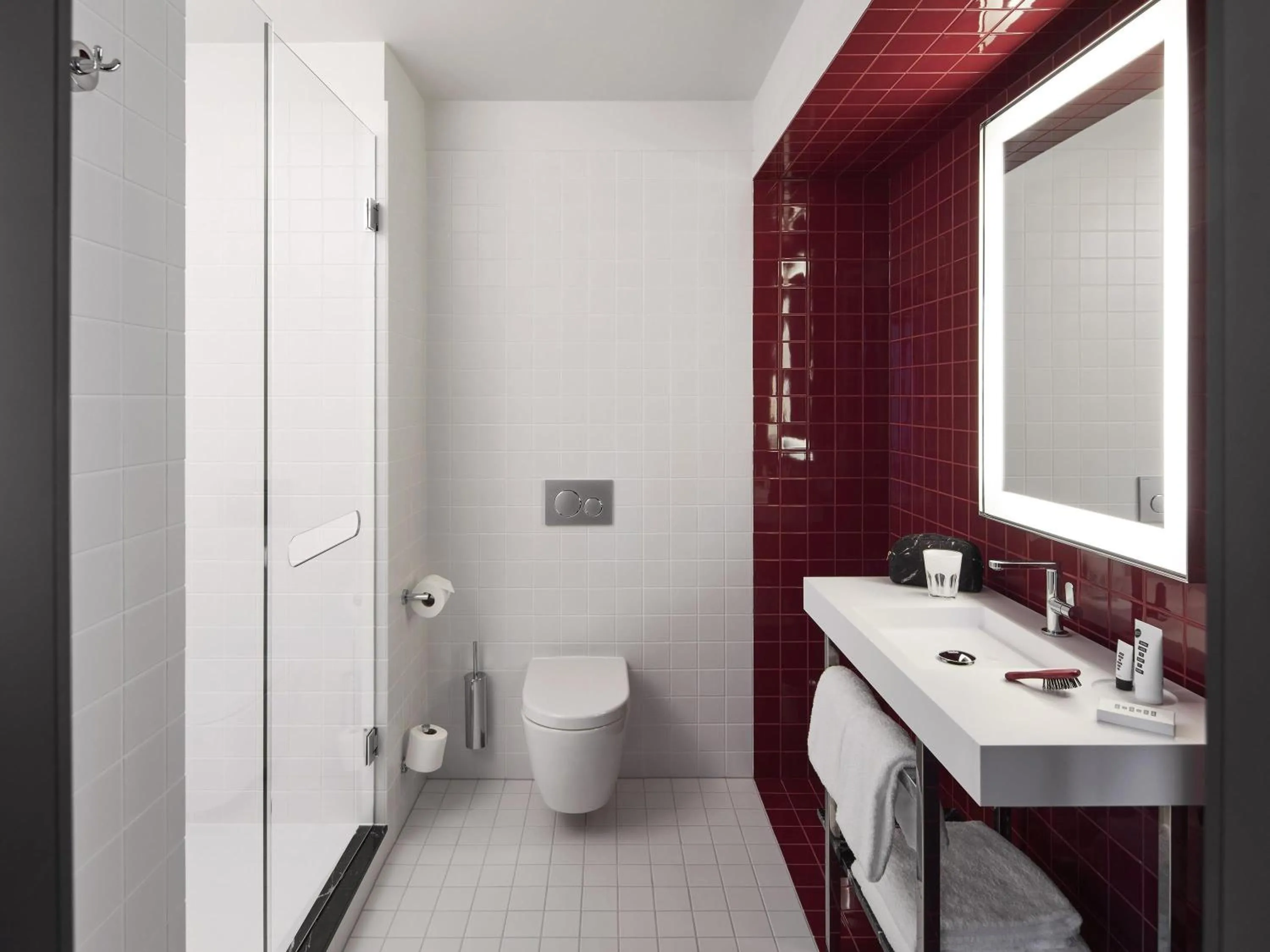 Bedroom in Mama Shelter Luxembourg