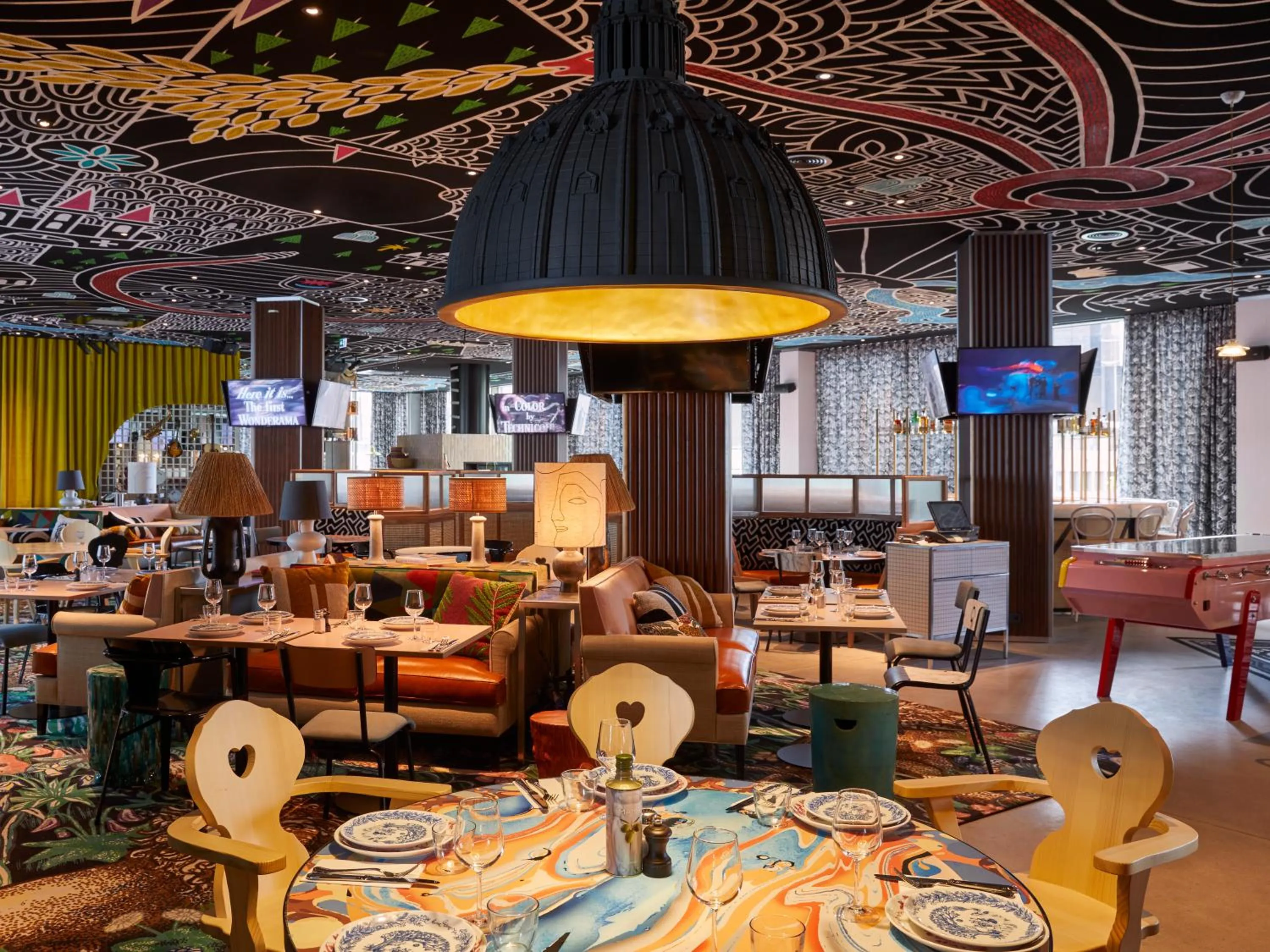 Restaurant/places to eat in Mama Shelter Luxembourg