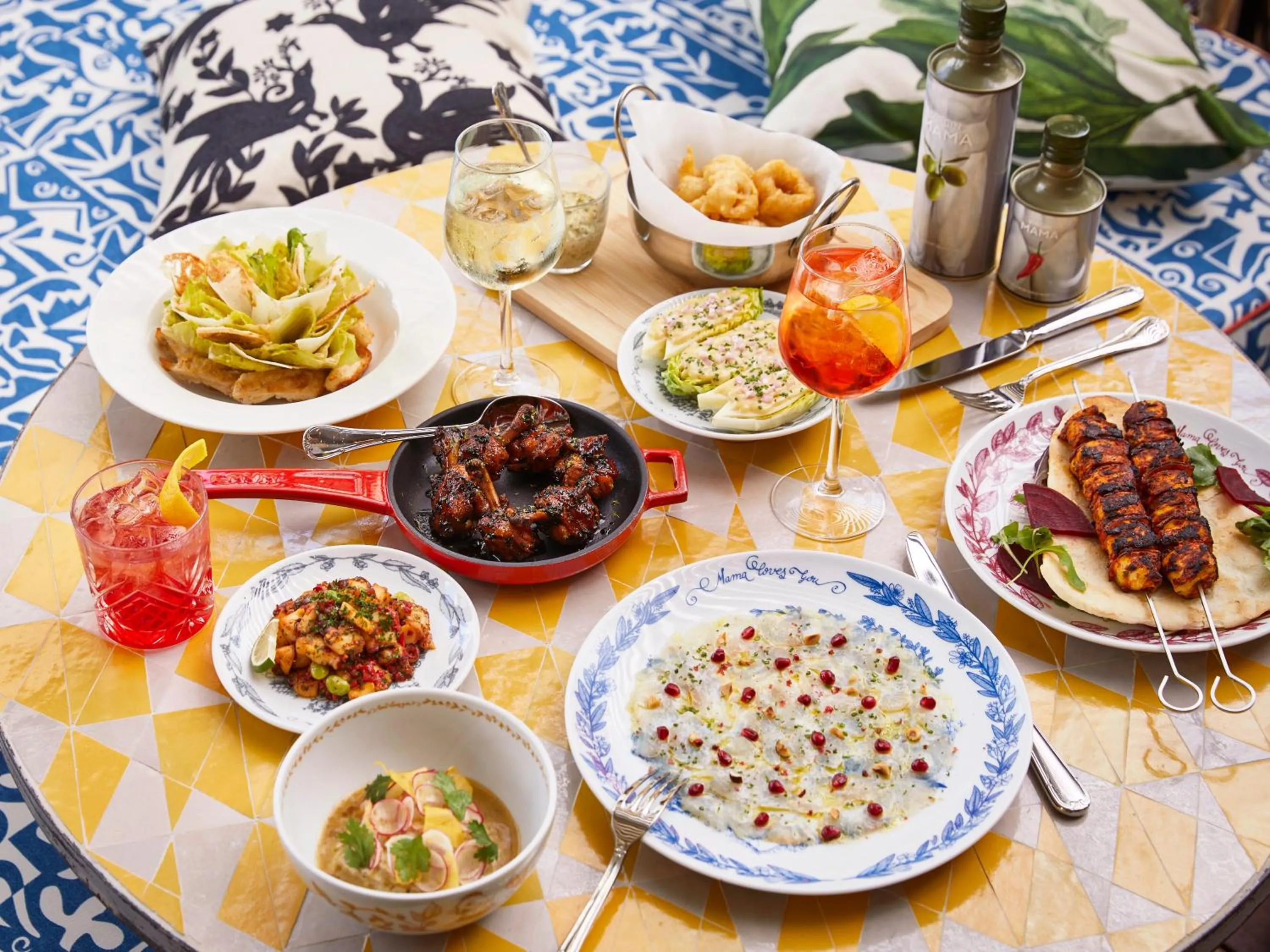 Food and drinks in Mama Shelter Luxembourg