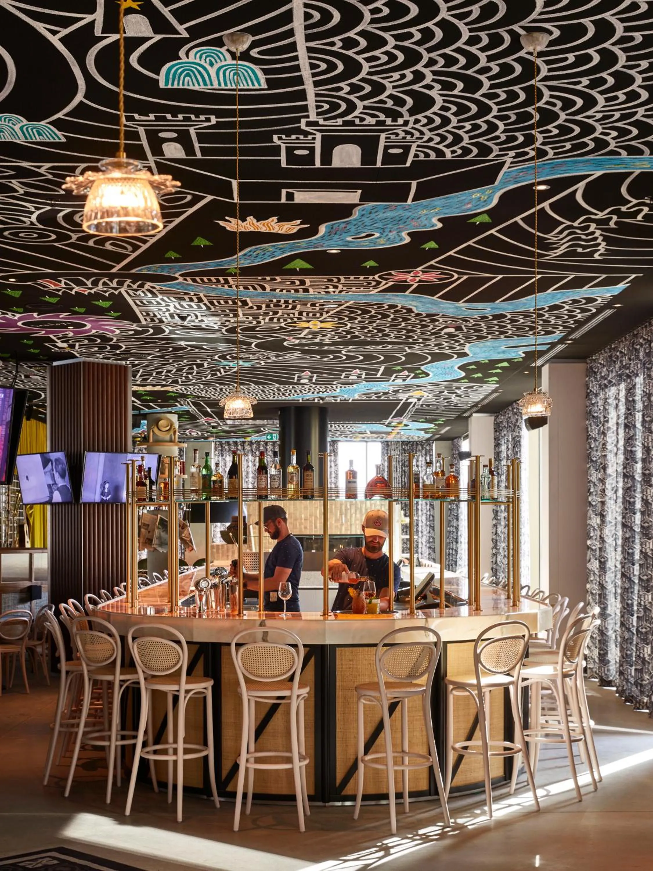 Restaurant/places to eat in Mama Shelter Luxembourg