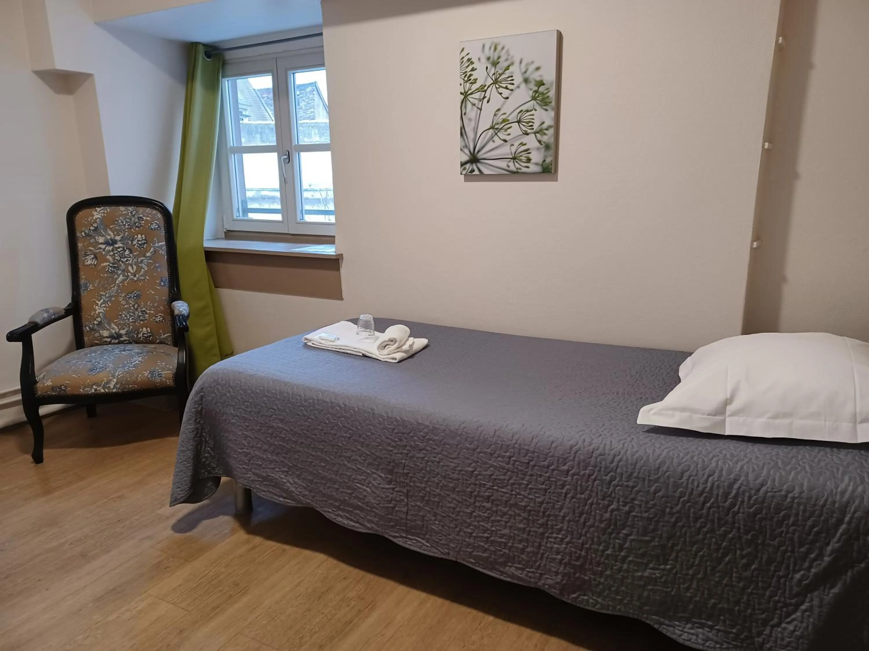 Bed in Hôtel Patricia - Strasbourg Hyper Centre