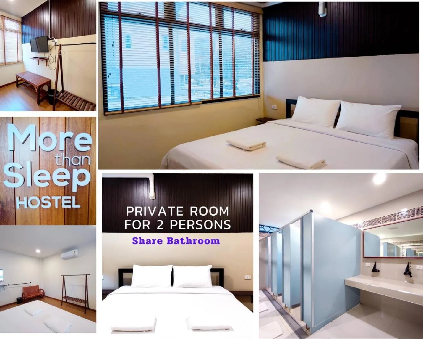 Bed in More than Sleep Hostel Pak Chong-Khao yai