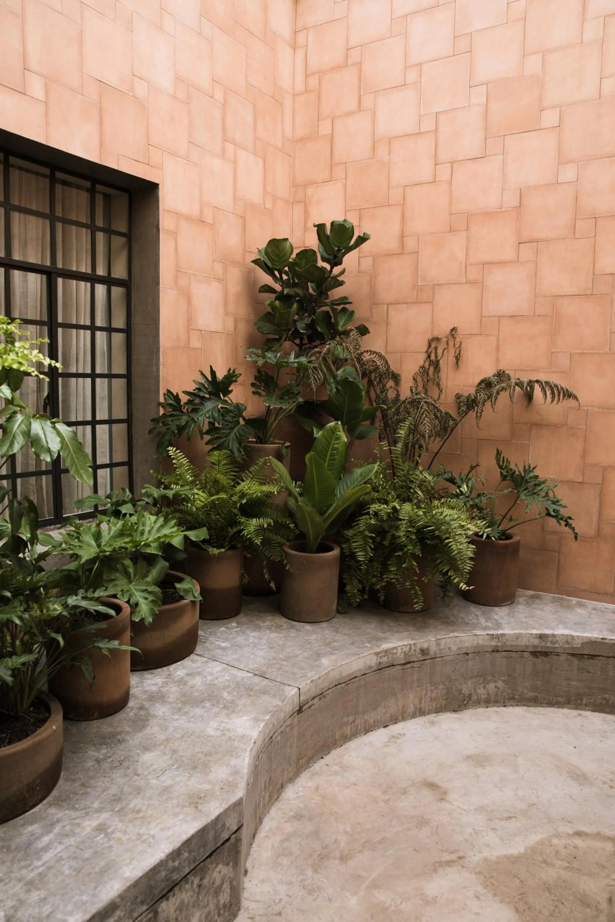 Patio in Casa Montore by Barrio Mexico
