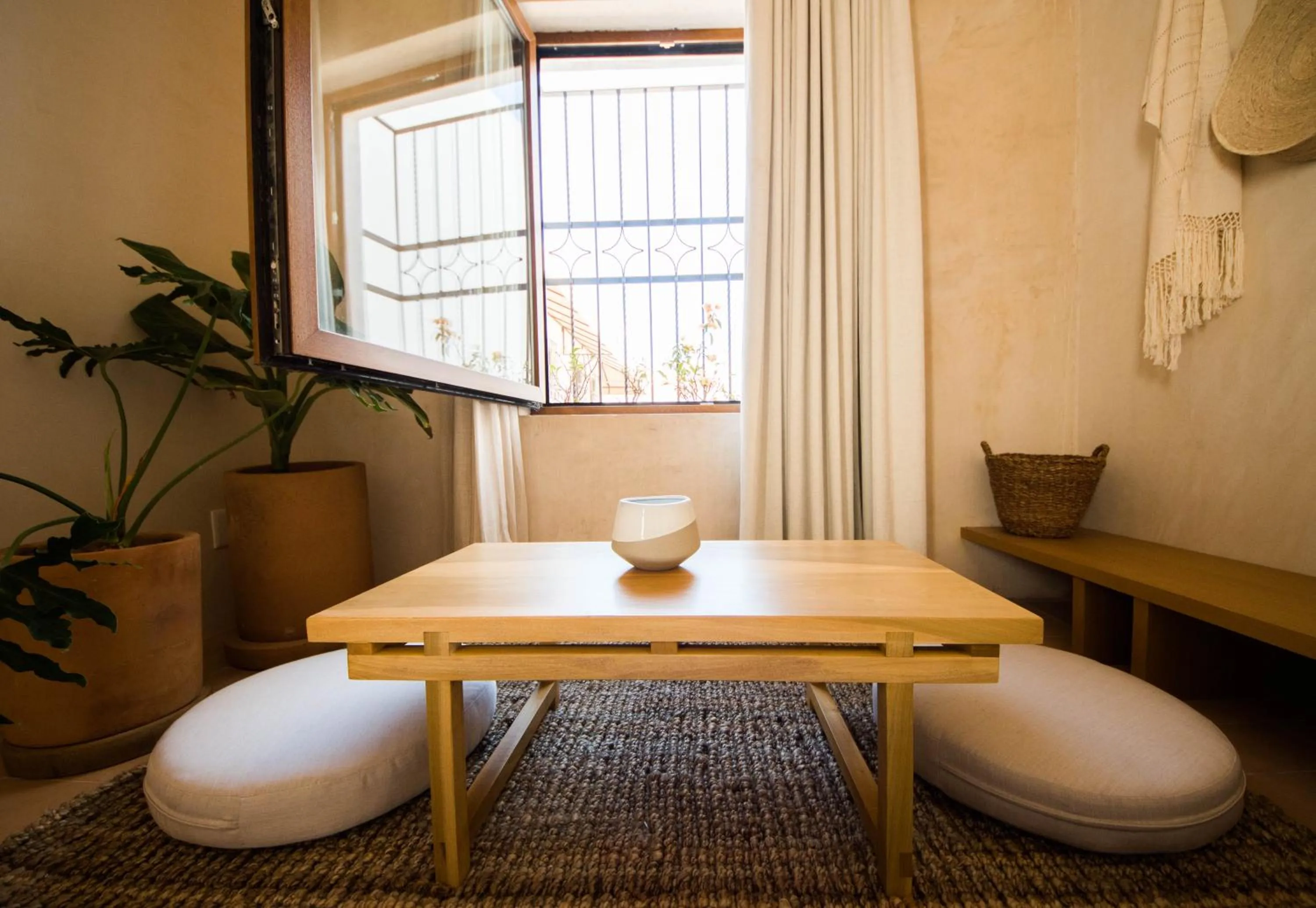 Seating area in Casa Montore by Barrio Mexico