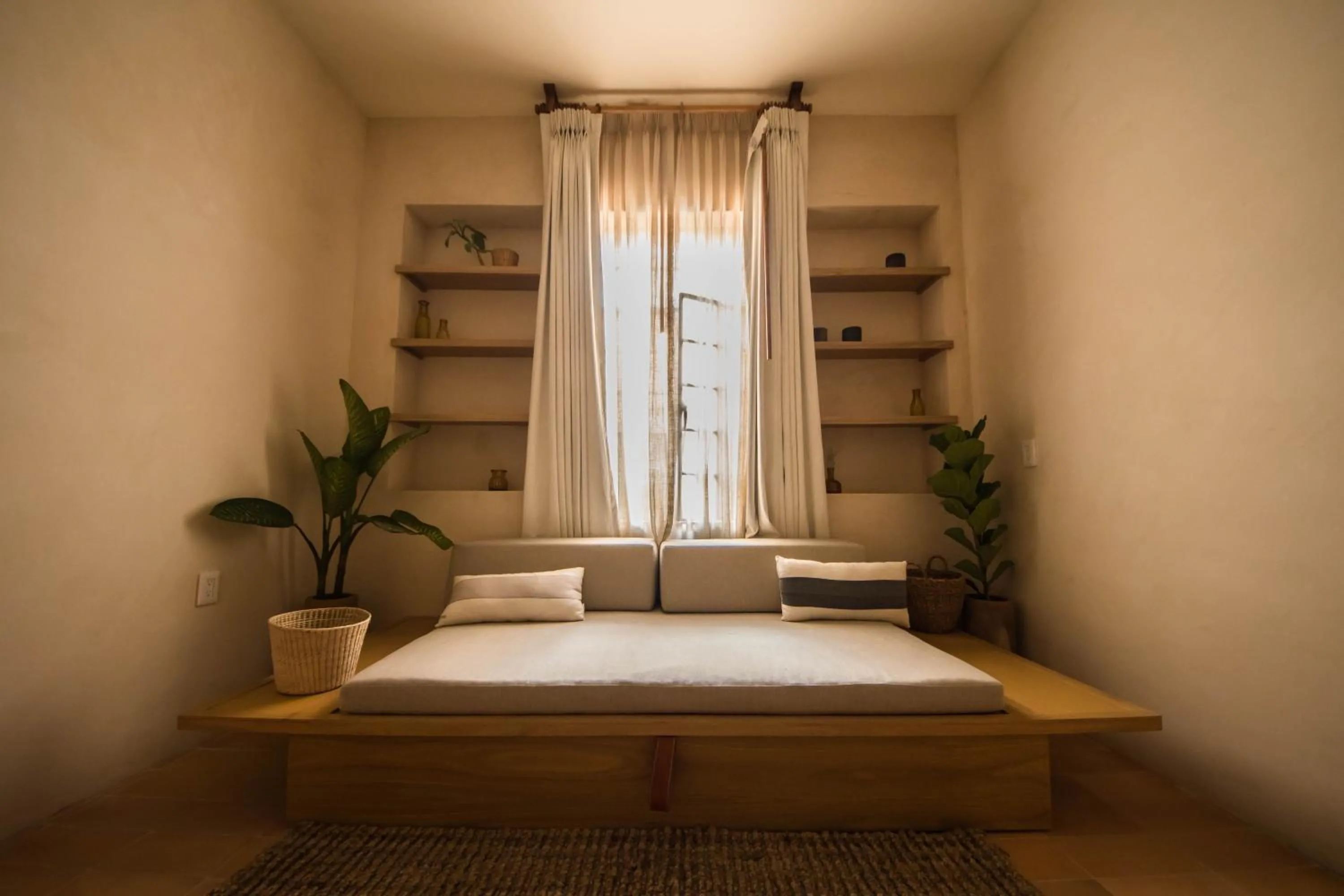 Living room, Bed in Casa Montore by Barrio Mexico