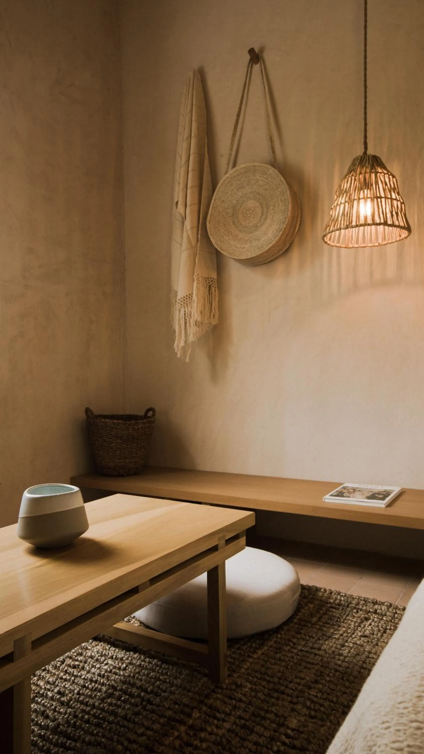 Seating area in Casa Montore by Barrio Mexico