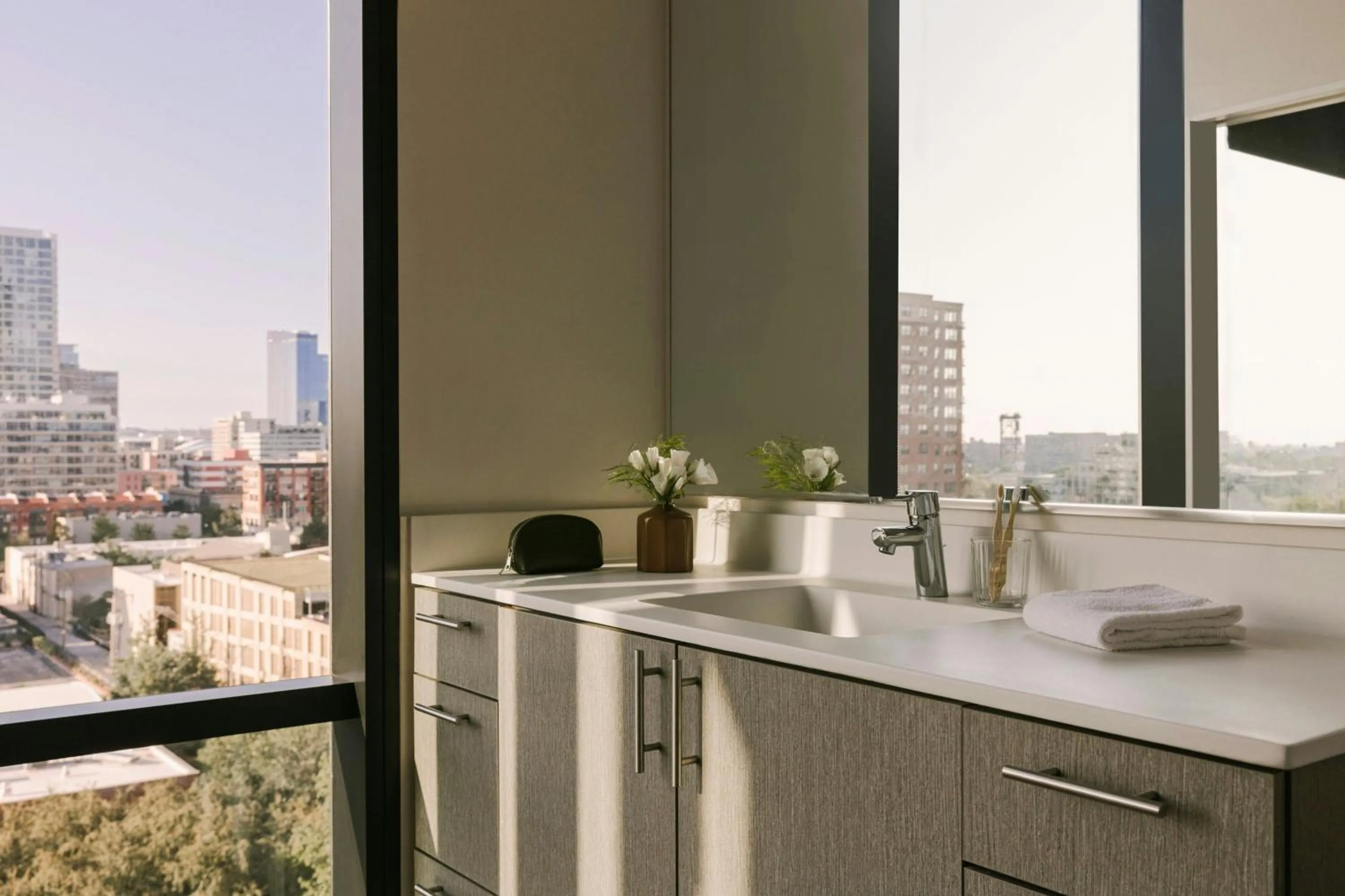 Bathroom in Sonder by Marriott Bonvoy South Wabash Apartments South Loop