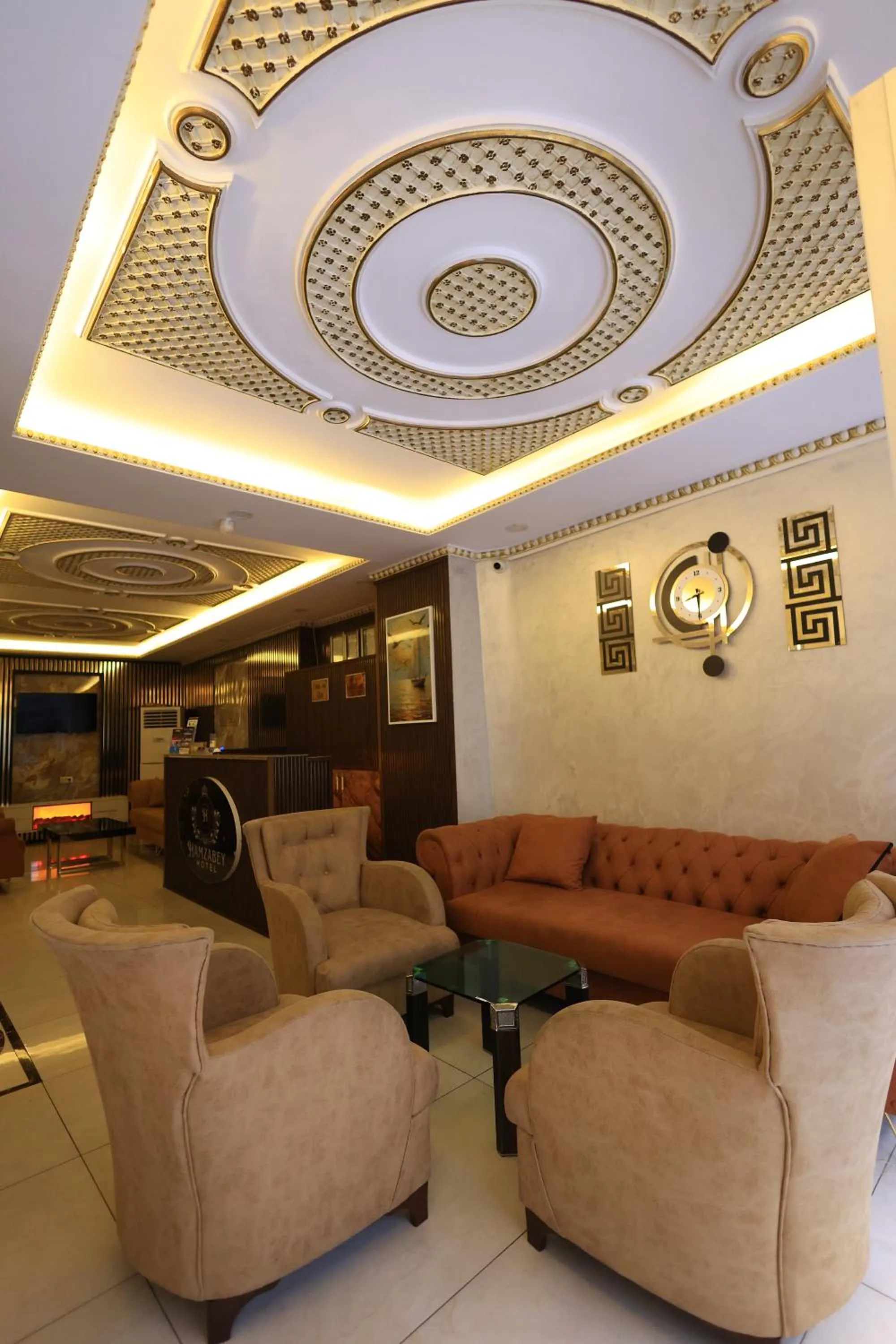 Lobby or reception in HamzaBey Hotel
